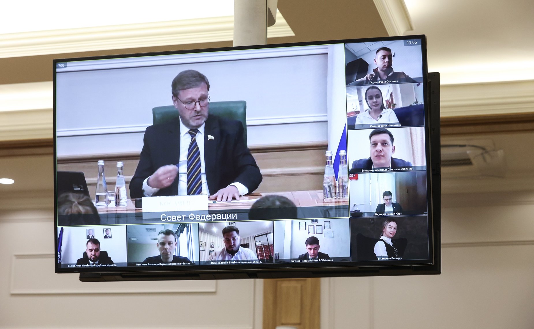 Встреча заместителя Председателя СФ Константина Косачева с членами Палаты молодых законодателей при СФ