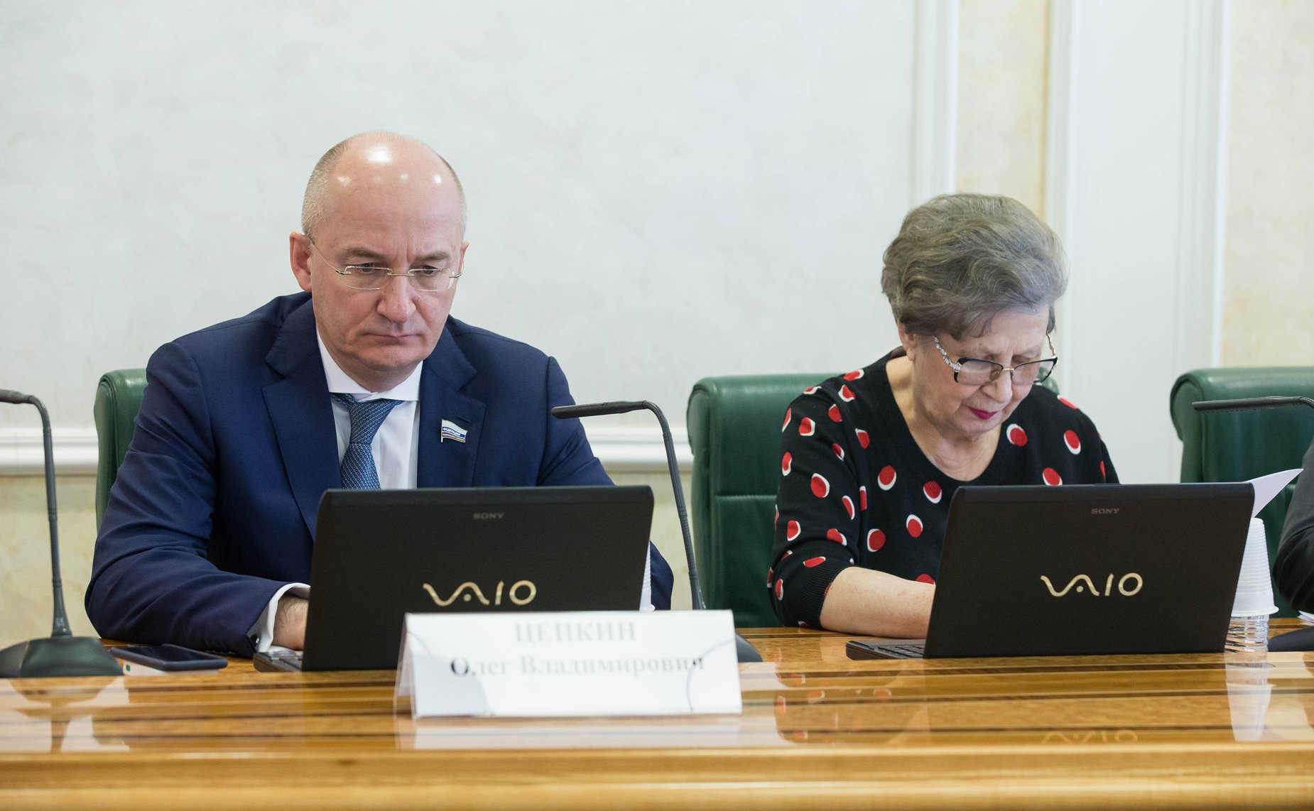 Олег Цепкин и Светлана Горячева