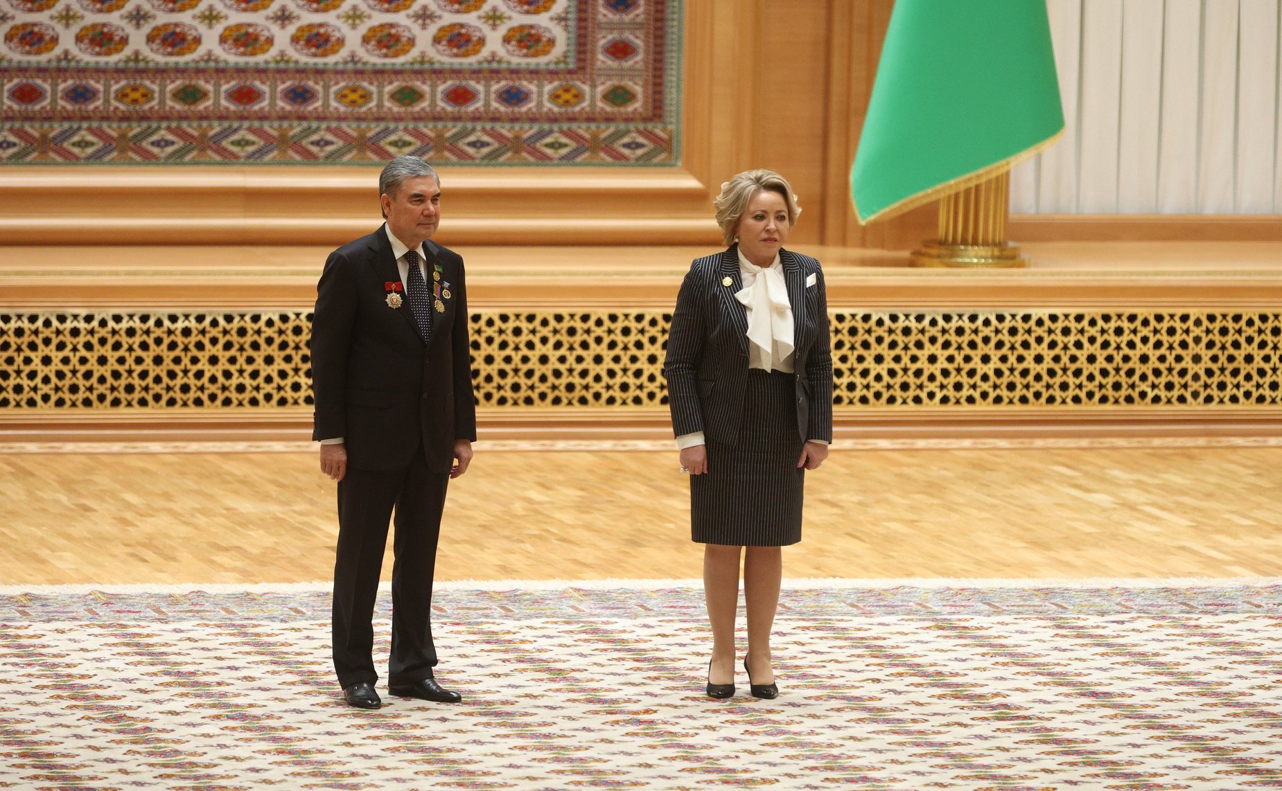 Награждение Председателя Совета Федерации Валентины Матвиенко орденом Туркменистана «За вклад в развитие сотрудничества»