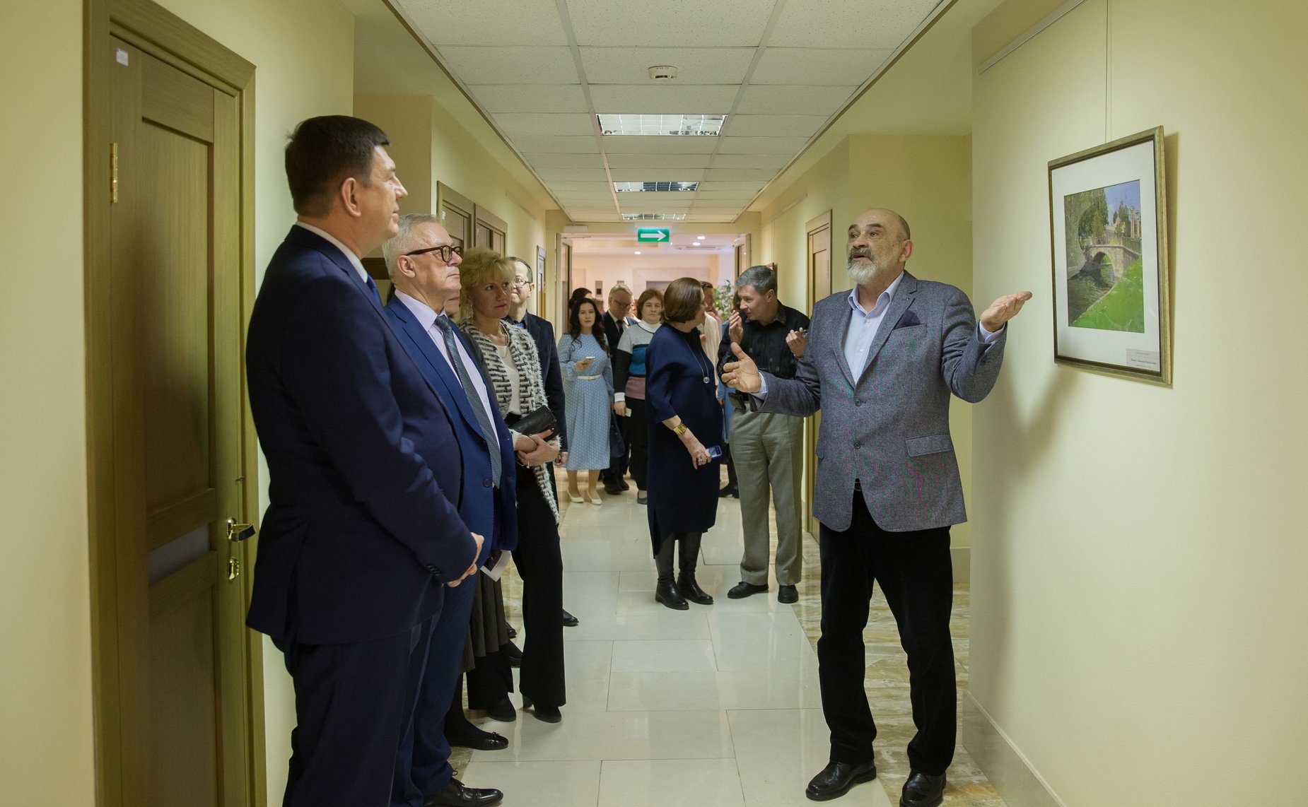 Открытие выставки «Пастель» петербургского художника С. Усика в Совете Федерации