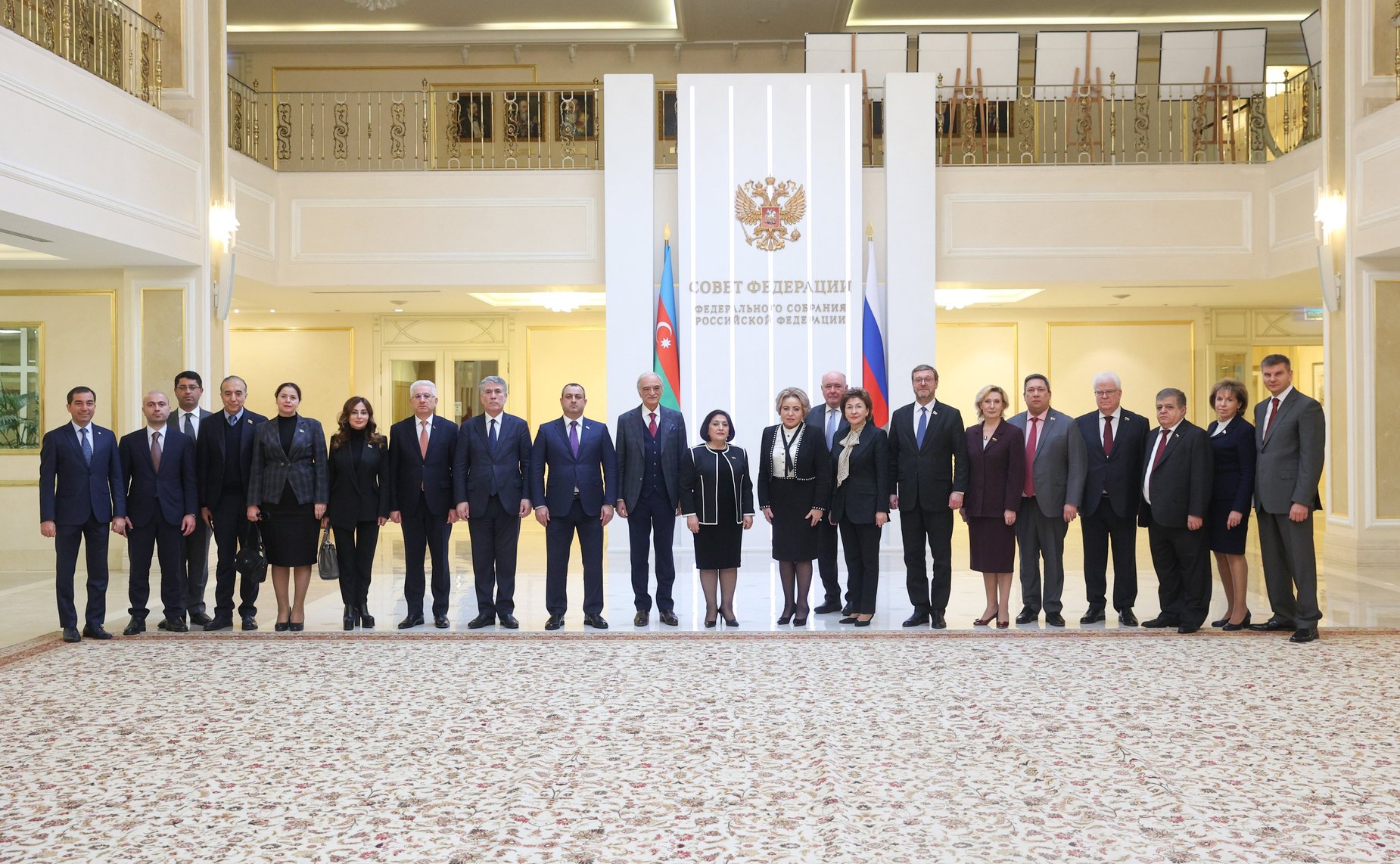 Встреча Председателя СФ Валентины Матвиенко с Председателем Милли Меджлиса Азербайджанской Республики