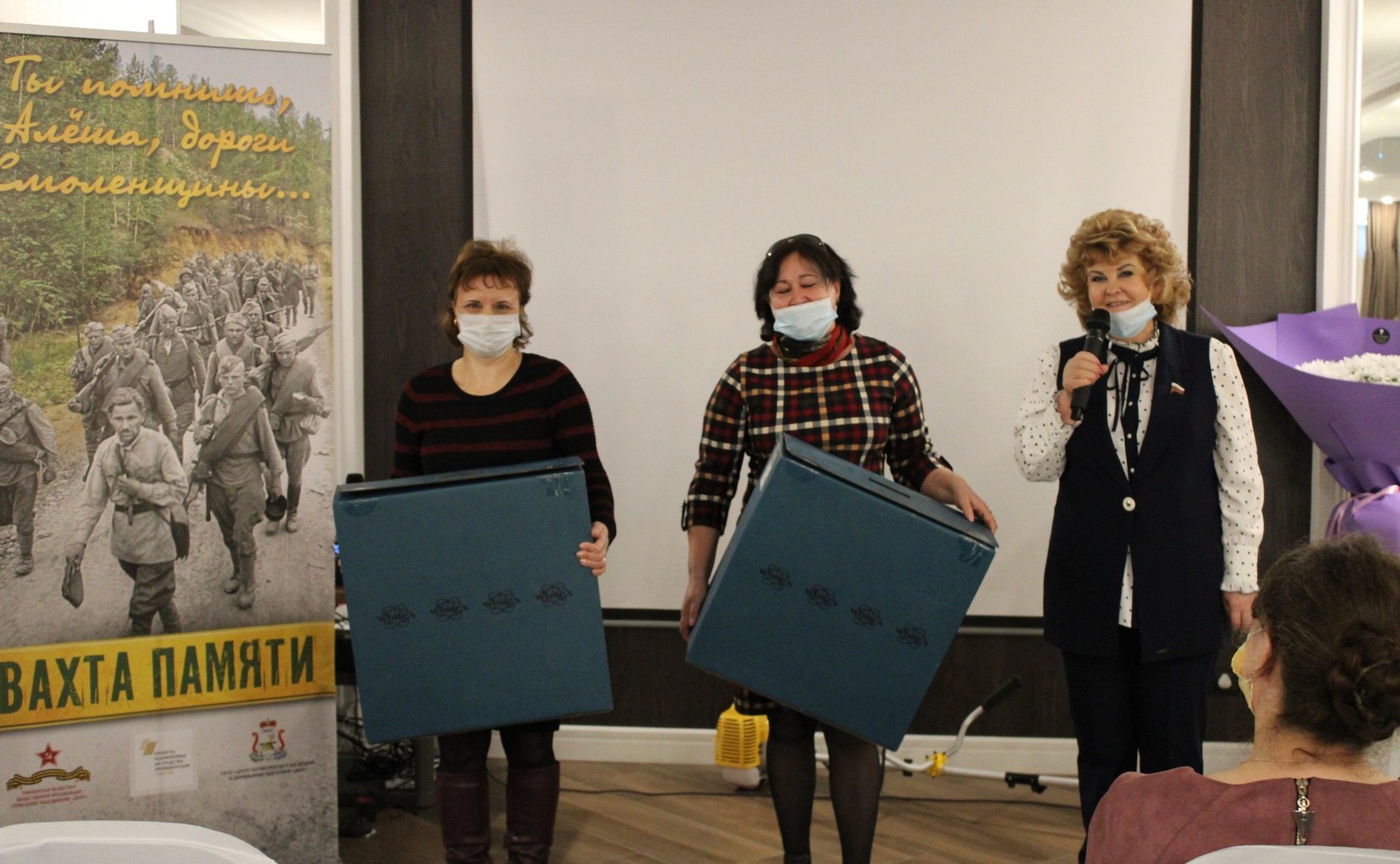 Нина Куликовских в рамках работы в регионе приняла участие в открытии патриотической акции «Вахта Памяти-2021»