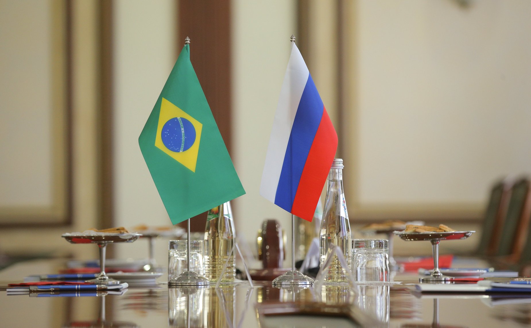 Встреча председателя Комитета СФ по международным делам Григория Карасина с Чрезвычайным и Полномочным Послом Федеративной Республики Бразилии в РФ