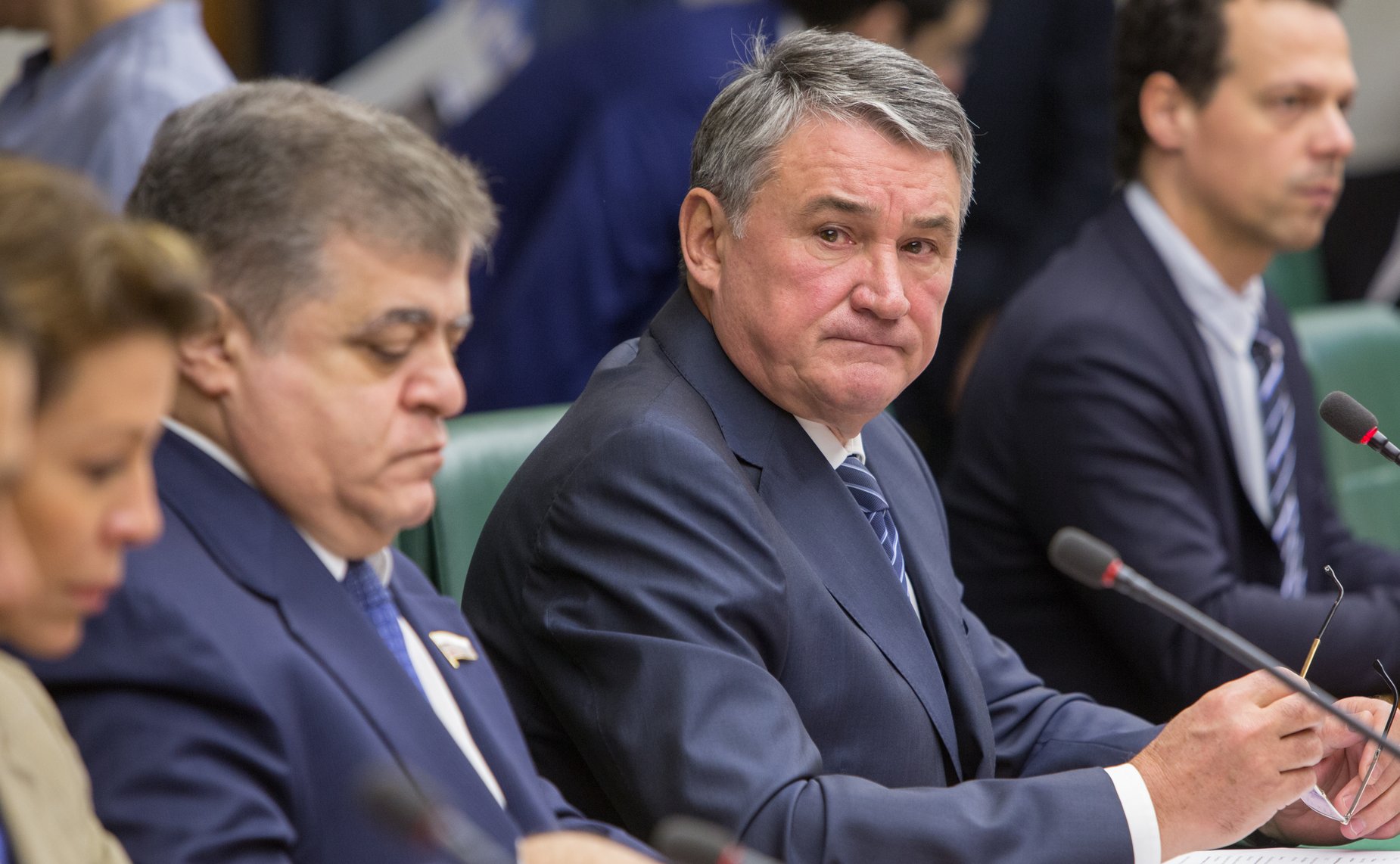 Ю. Воробьев Заседание Комитета общественной поддержки жителей Юго-Востока Украины