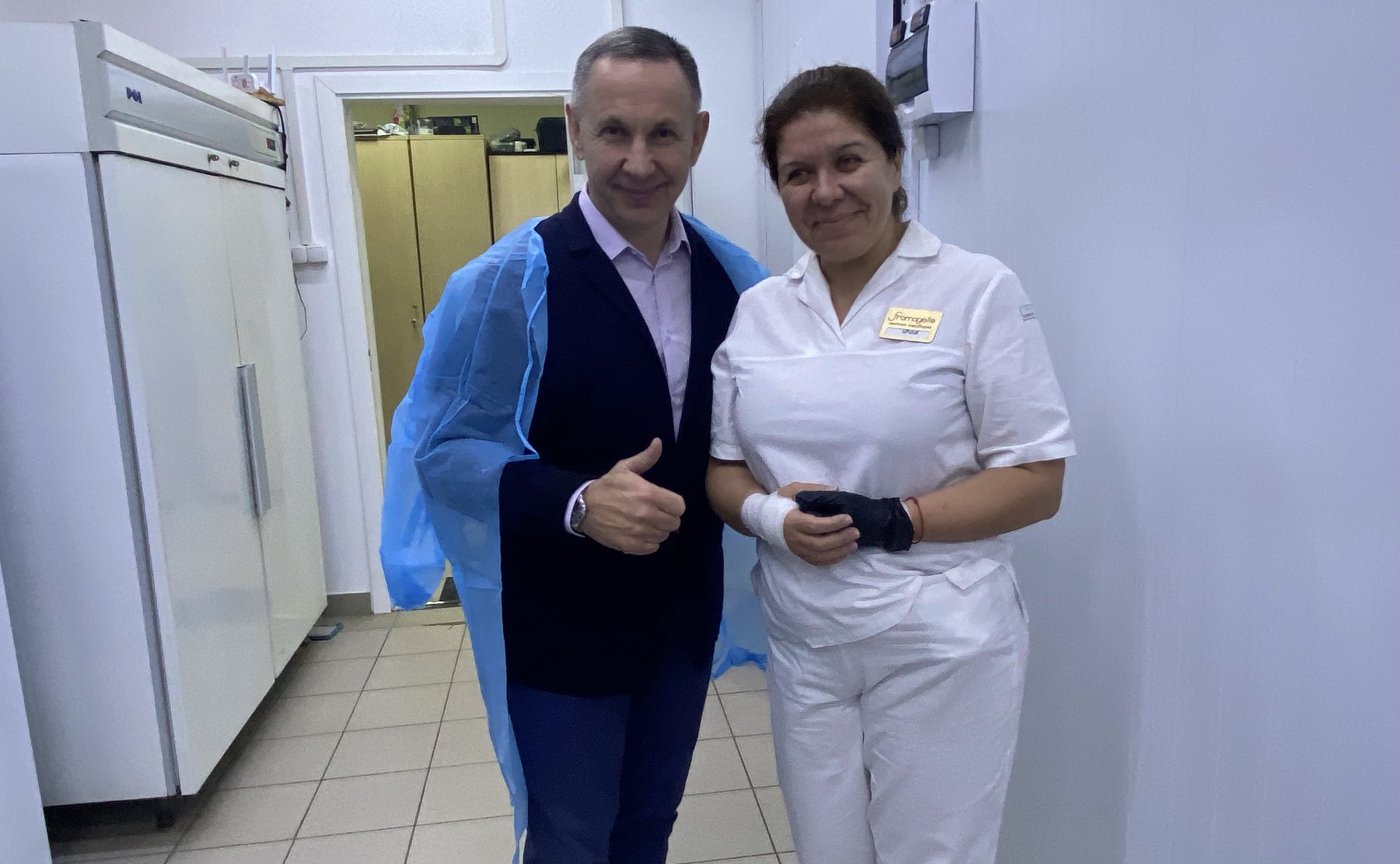 Олег Алексеев в ходе работы в регионе посетил сыроварню