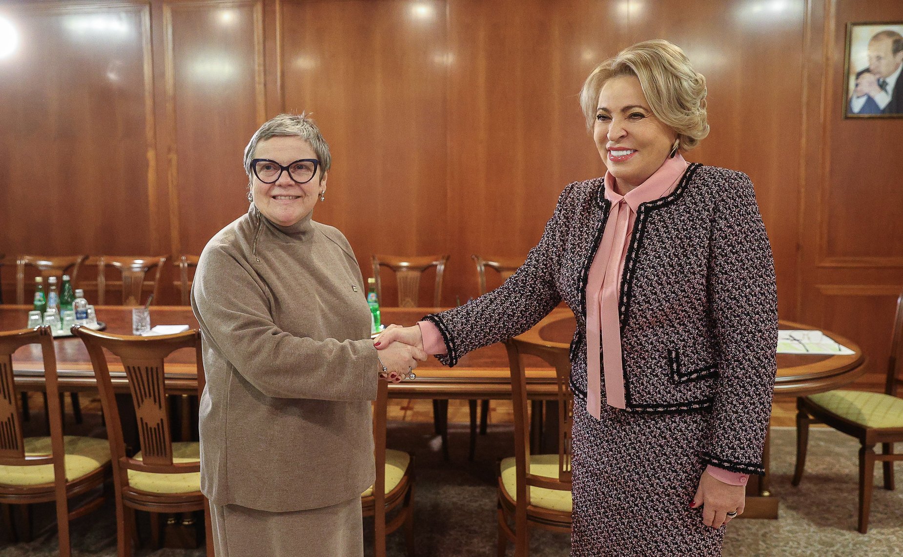 Встреча Председателя СФ Валентины Матвиенко с руководителями законодательных органов воссоединенных субъектов РФ