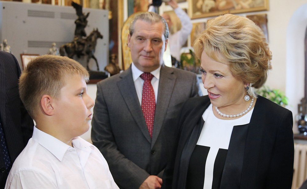 Визит В. Матвиенко в Обнинск