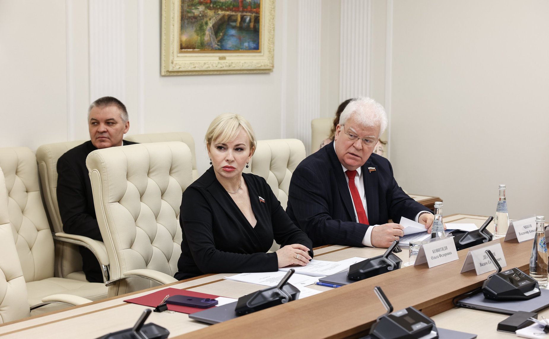 Участие сенаторов РФ в заседании Постоянной комиссии ПА ОДКБ по политическим вопросам и международному сотрудничеству