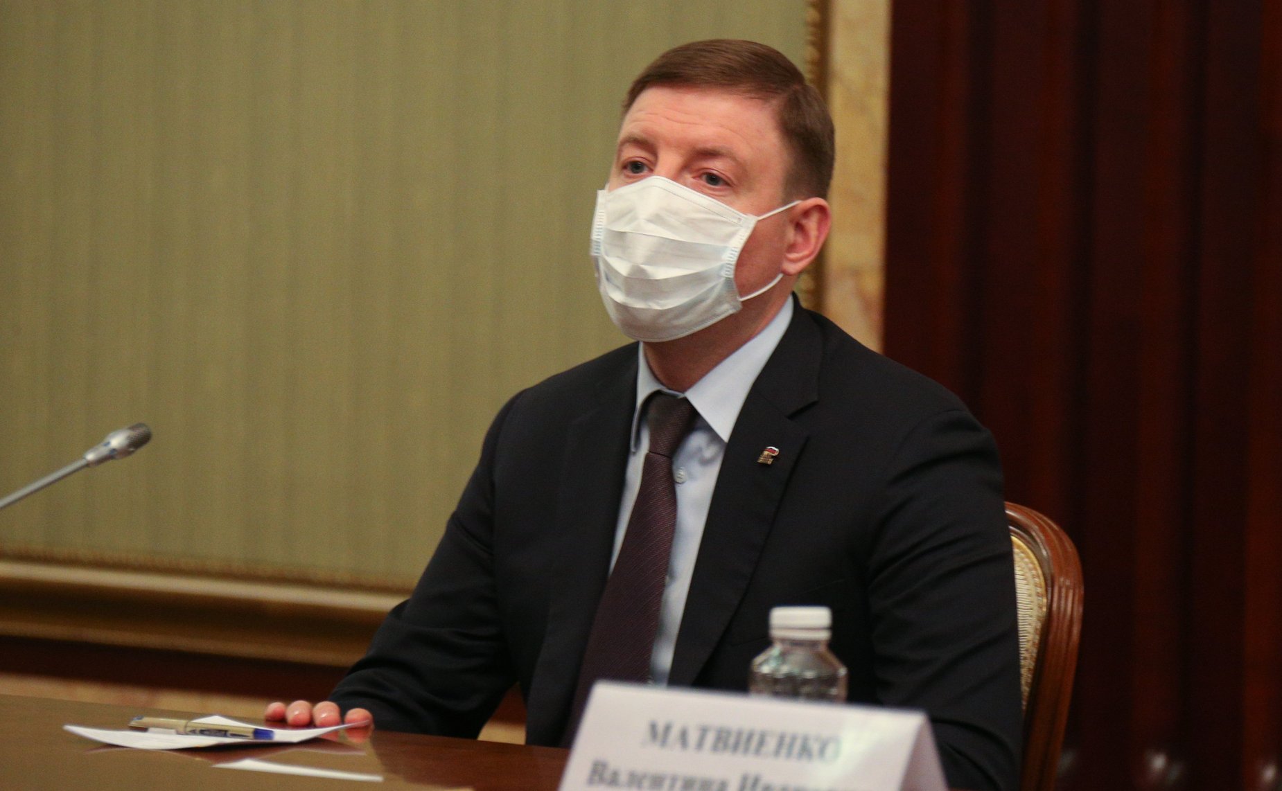 Встреча руководства Совета Федерации с Председателем Правительства Российской Федерации Михаилом Мишустиным