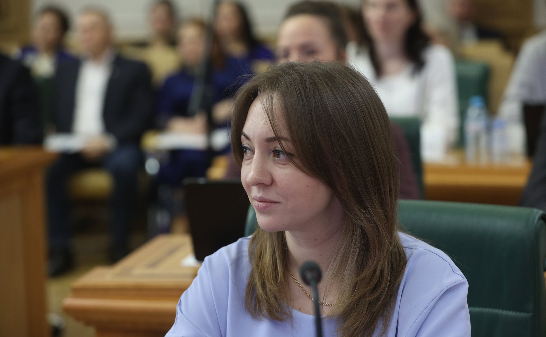 Встреча Председателя СФ Валентины Матвиенко с победителями Всероссийского конкурса молодежных авторских проектов и проектов в сфере образования «Моя страна- моя Россия»