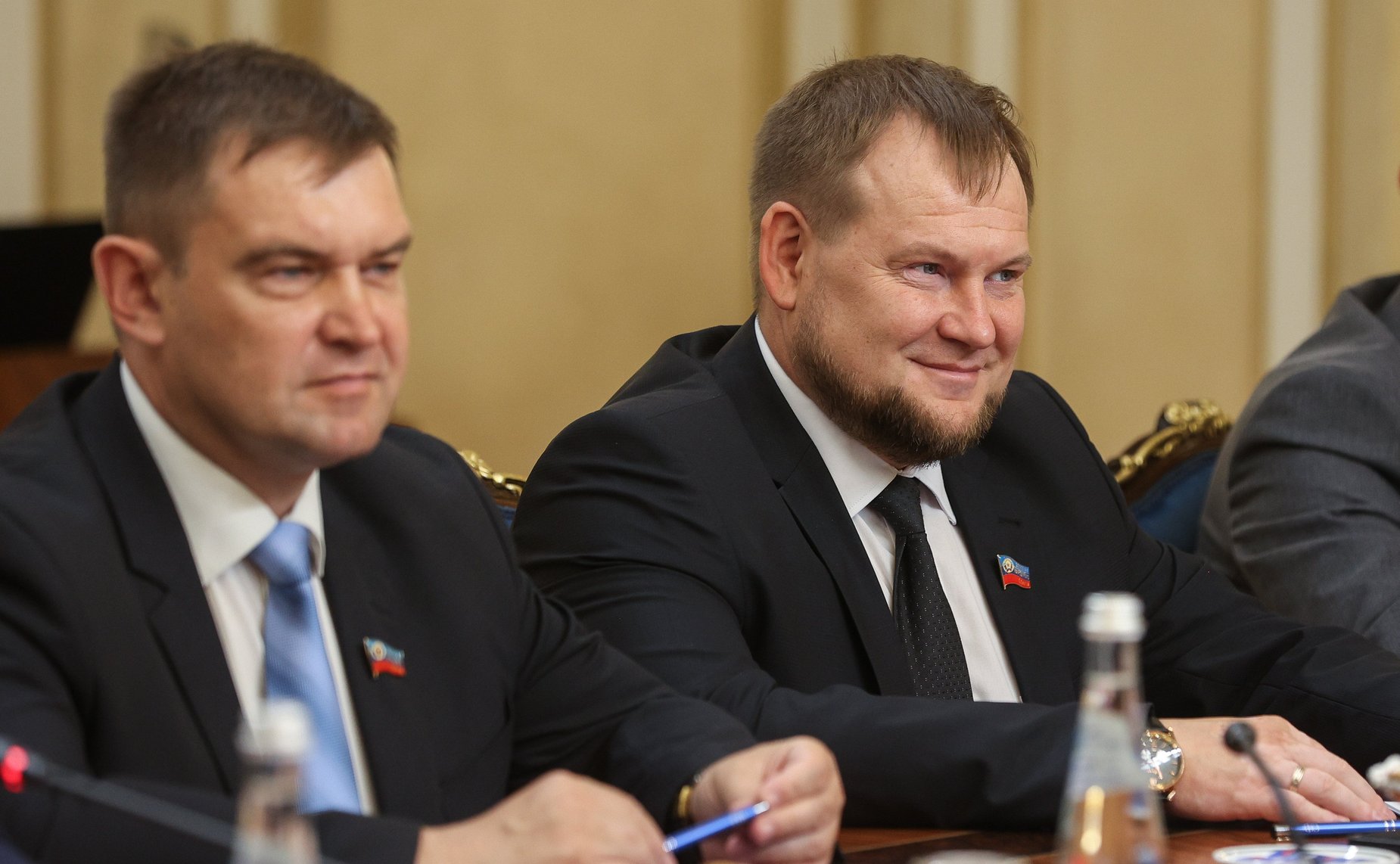Встреча заместителя Председателя СФ Константина Косачева с Председателем Народного Совета Луганской Народной Республики
