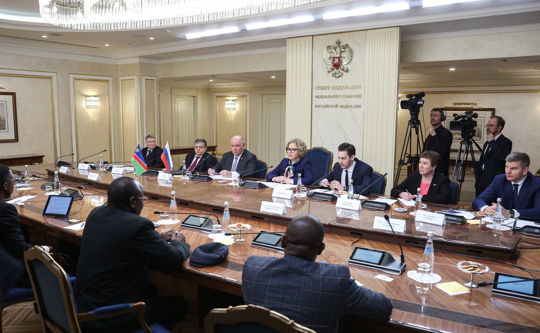 Встреча Председателя Совета Федерации Валентины Матвиенко с Председателем Национального совета Республики Намибии