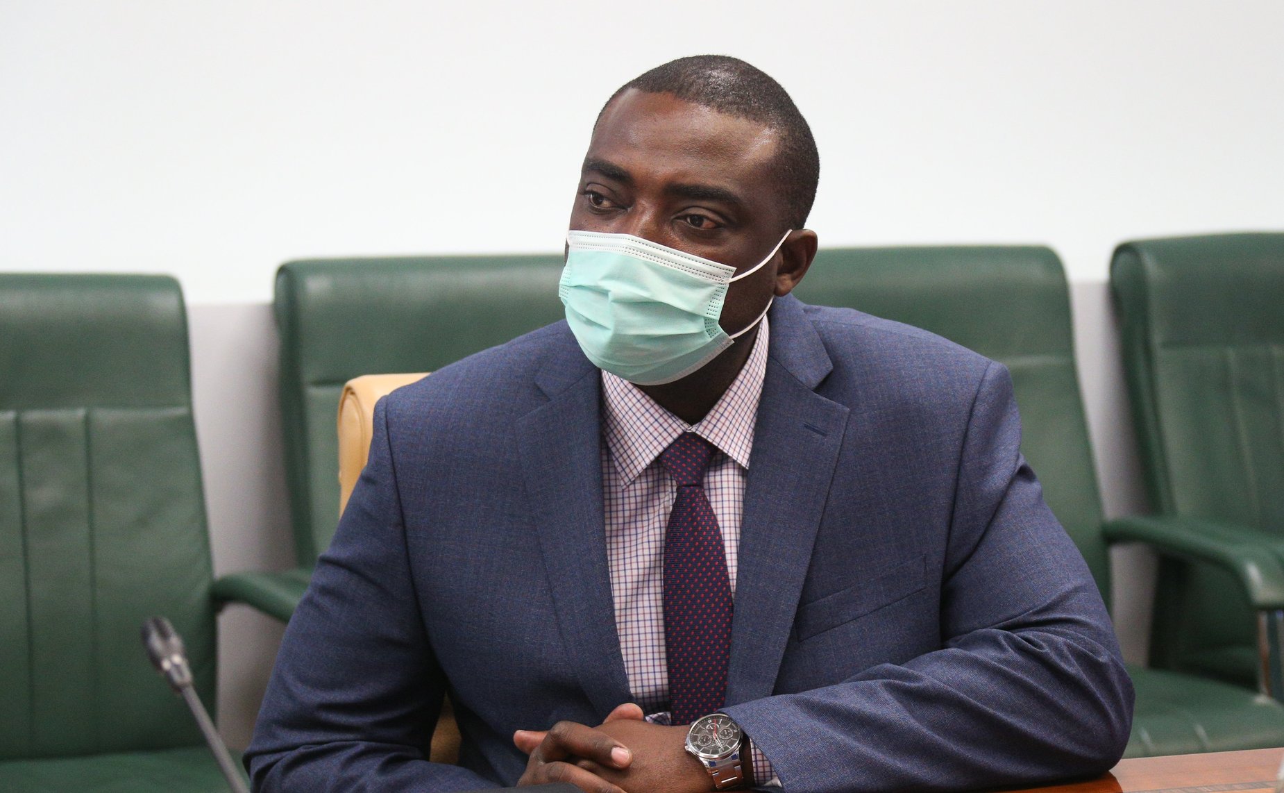 Константин Косачев провел встречу с Чрезвычайным и Полномочным Послом Республики Замбии в РФ