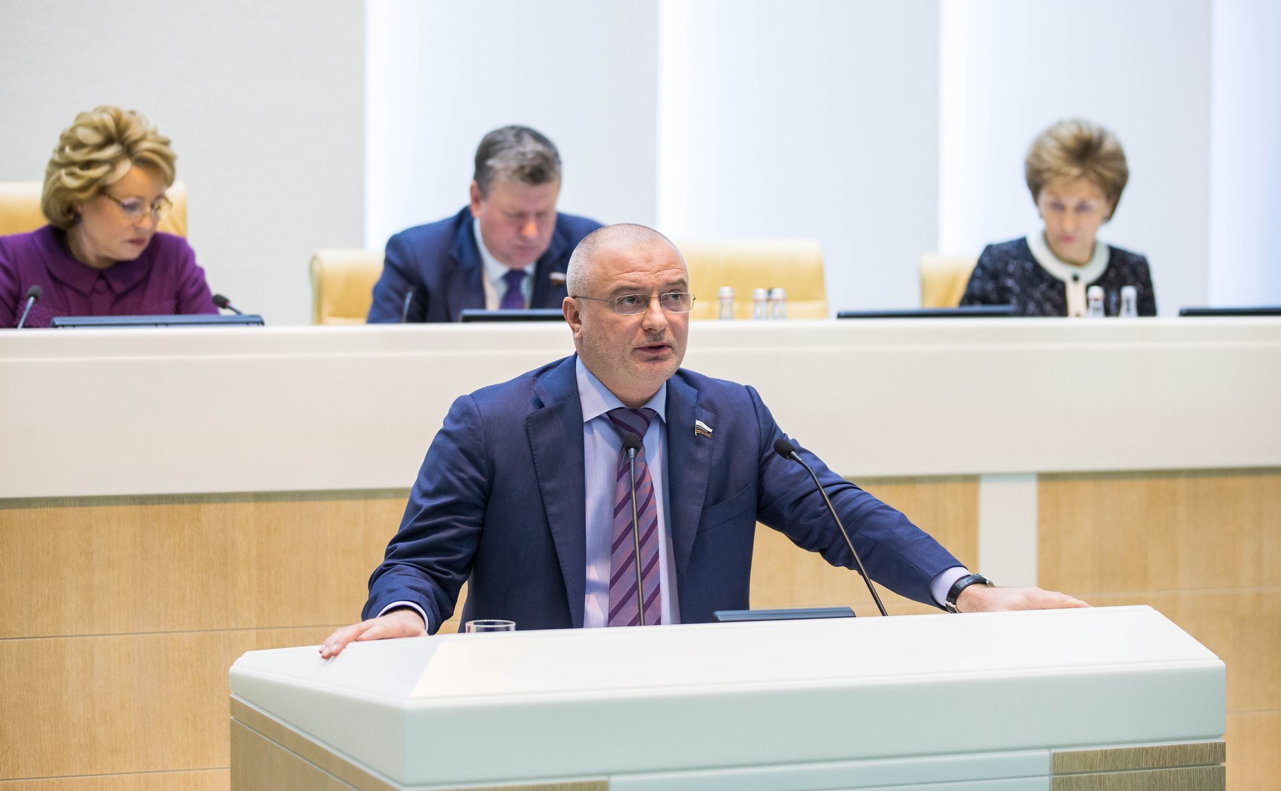 Клишас 383-е заседание Совета Федерации