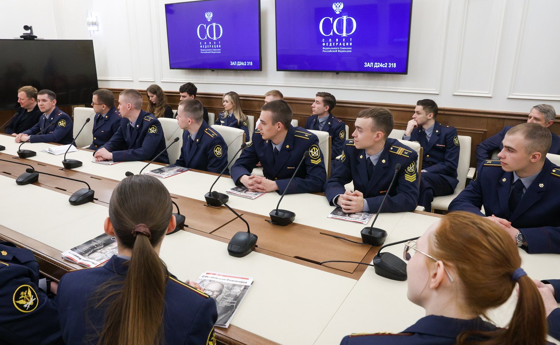 Встреча сенатора РФ с курсантами Псковского филиала Санкт-Петербургского университета ФСИН