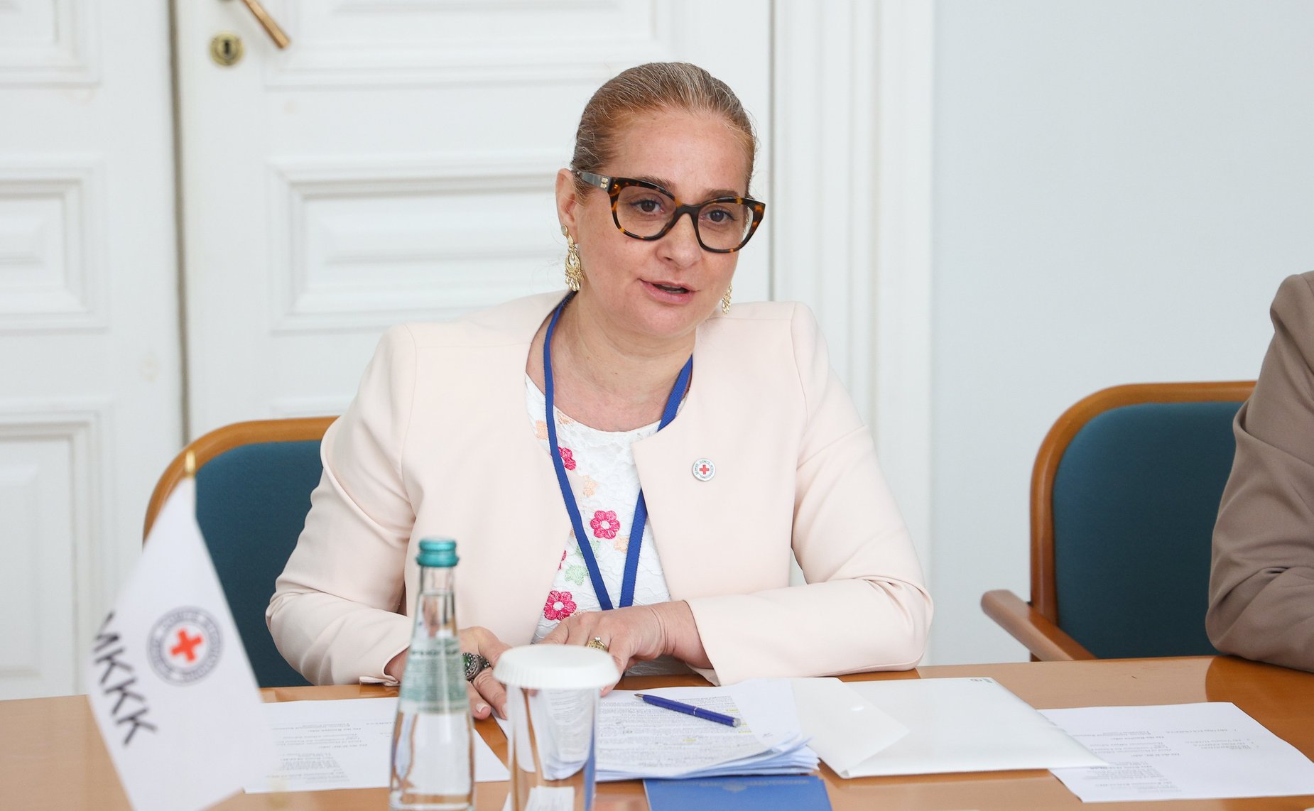 Встреча с главой Региональной делегации Международного Комитета Красного Креста в Российской Федерации и Республике Беларусь Ранией Машлаб