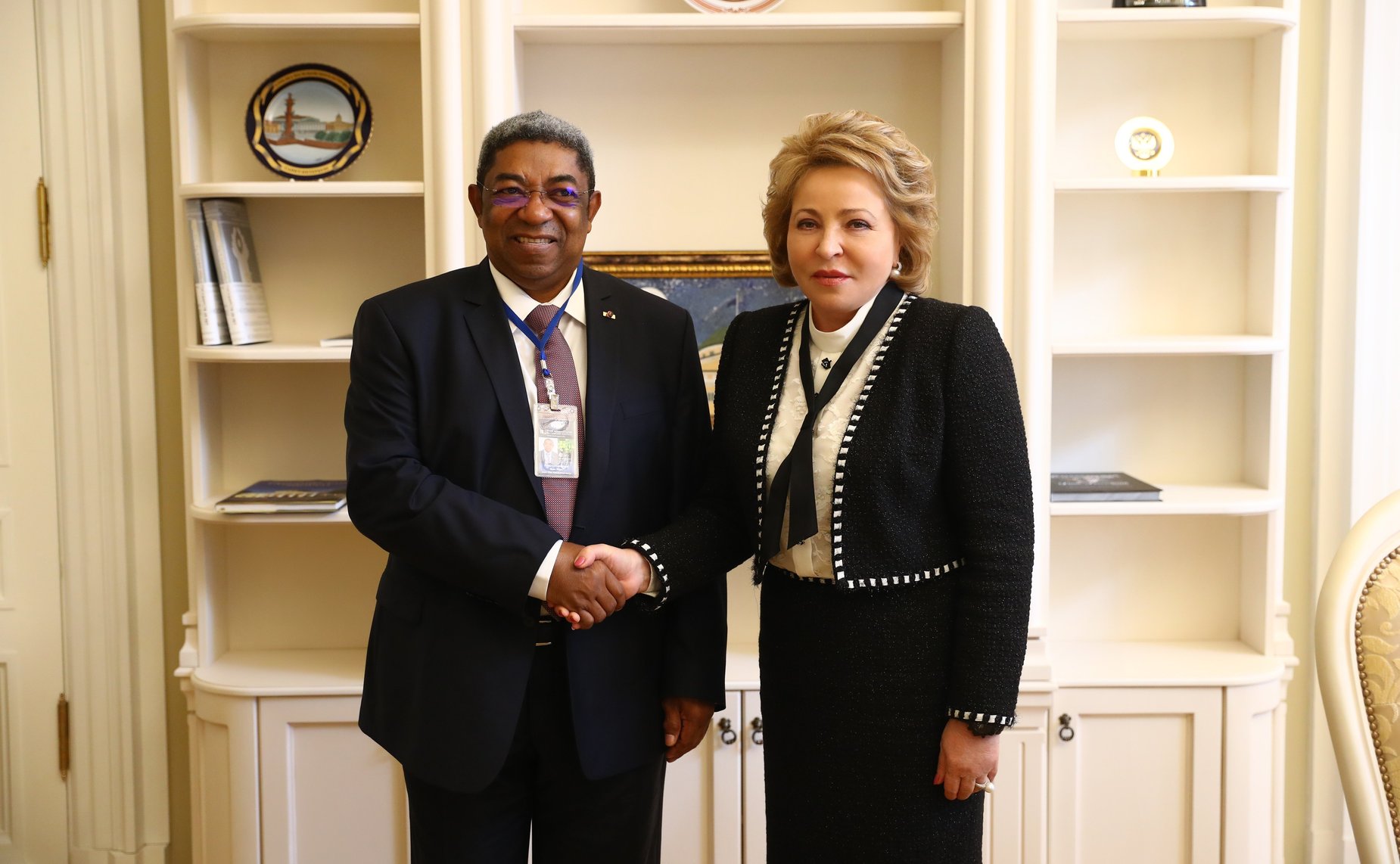 В. Матвиенко и Председатель заксобрания Мадагаскара