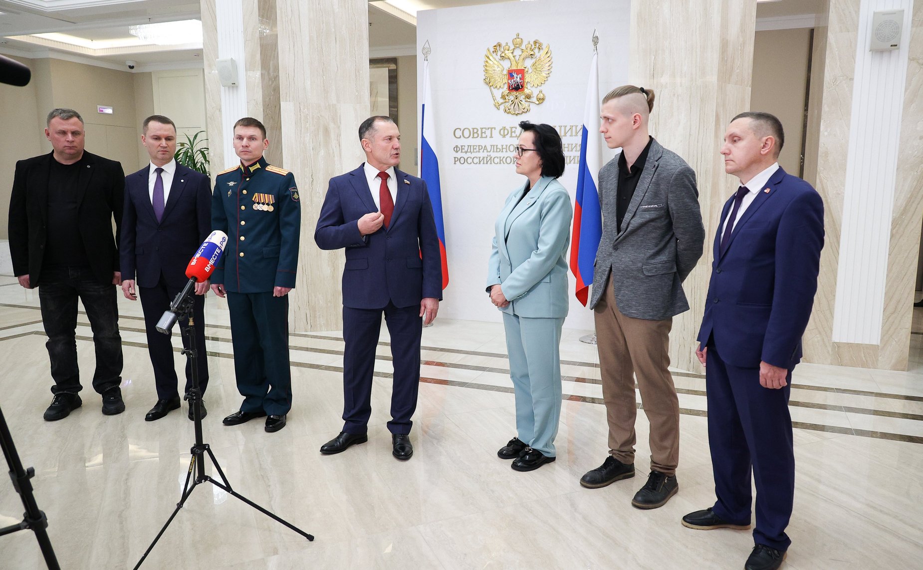 Передача награды семье погибшего участника СВО