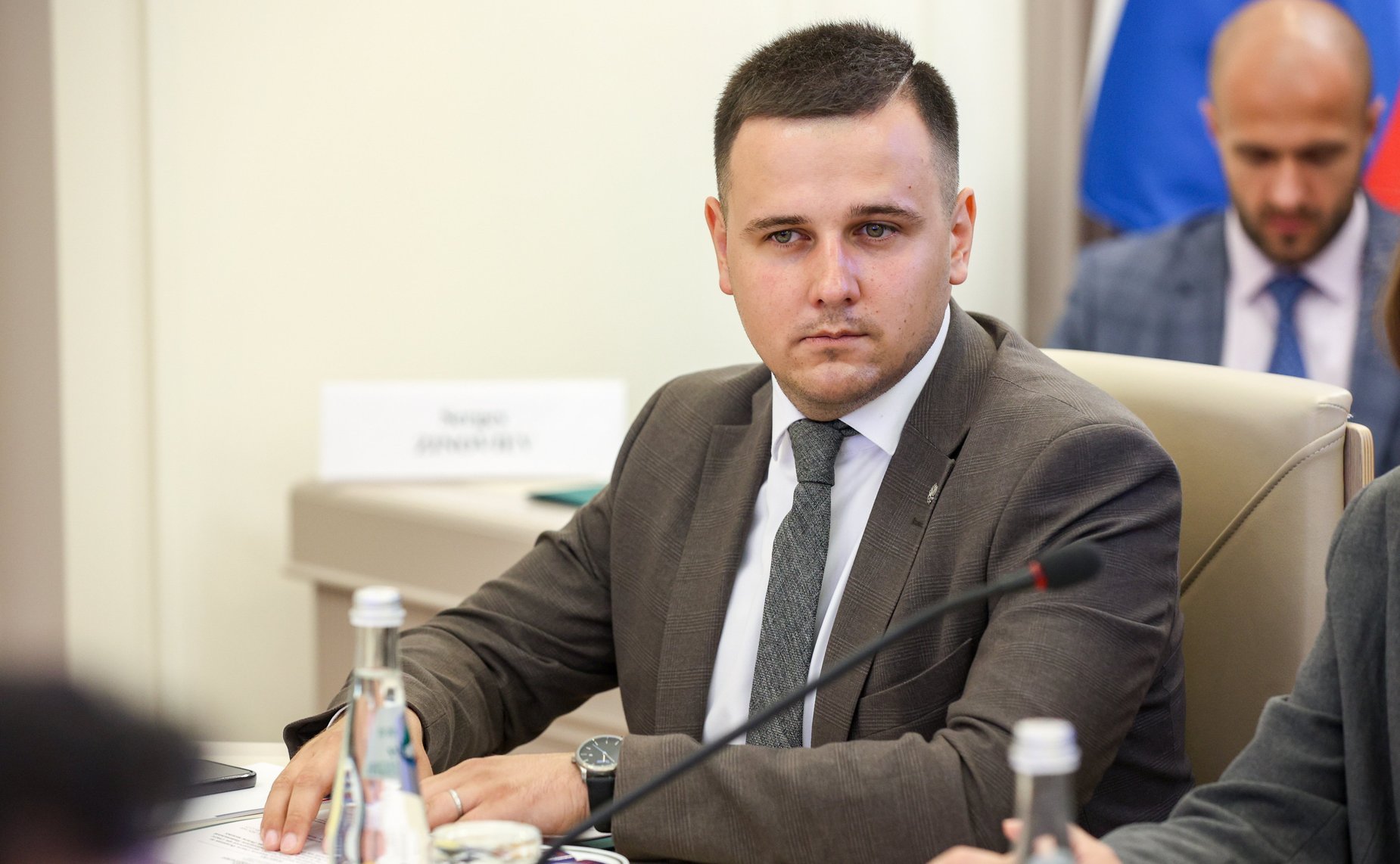 Встреча первого заместителя председателя Комитета СФ по социальной политике Александра Варфоломеева с молодыми парламентариями Боливарианской Республики Венесуэлла при участии членов Палаты молодых законодателей при Совете Федерации