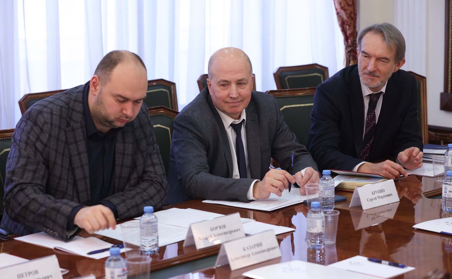 Заместитель Председателя СФ Константин Косачев провел заседание рабочей группы по подготовке X Парламентского форума БРИКС