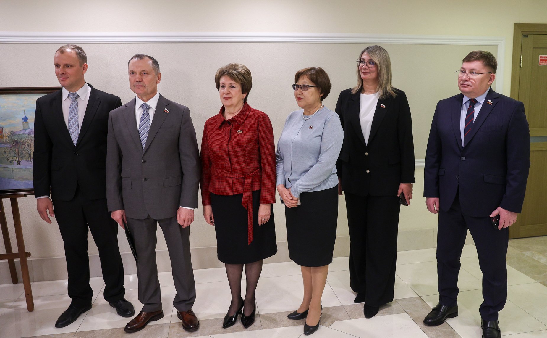 Торжественное открытие в Совете Федерации персональной выставки художника-живописца И. Лысенкова «Матушка Рязань»