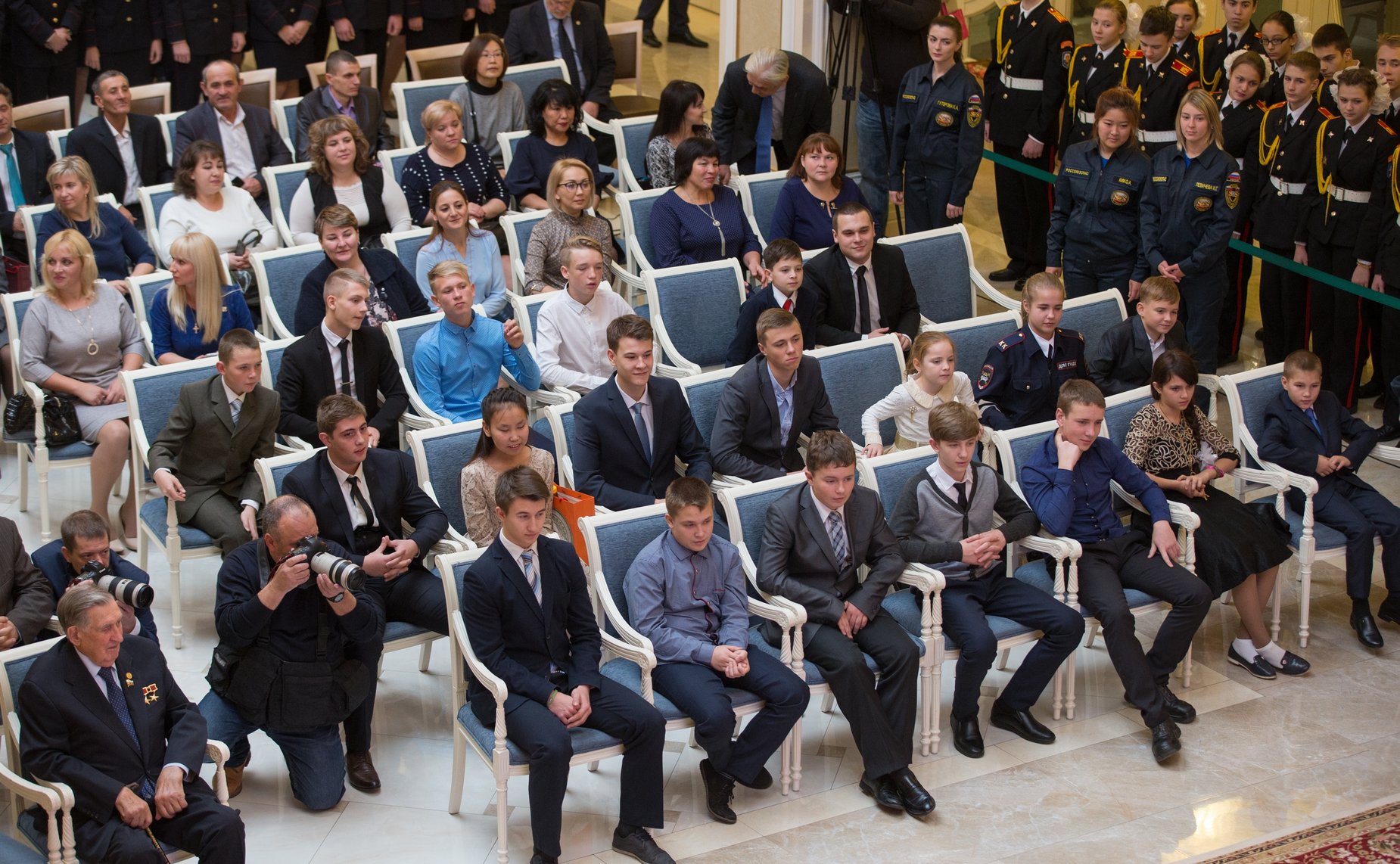 Торжественная церемония награждения и чествования детей и подростков, проявивших личное мужество в экстремальных ситуациях