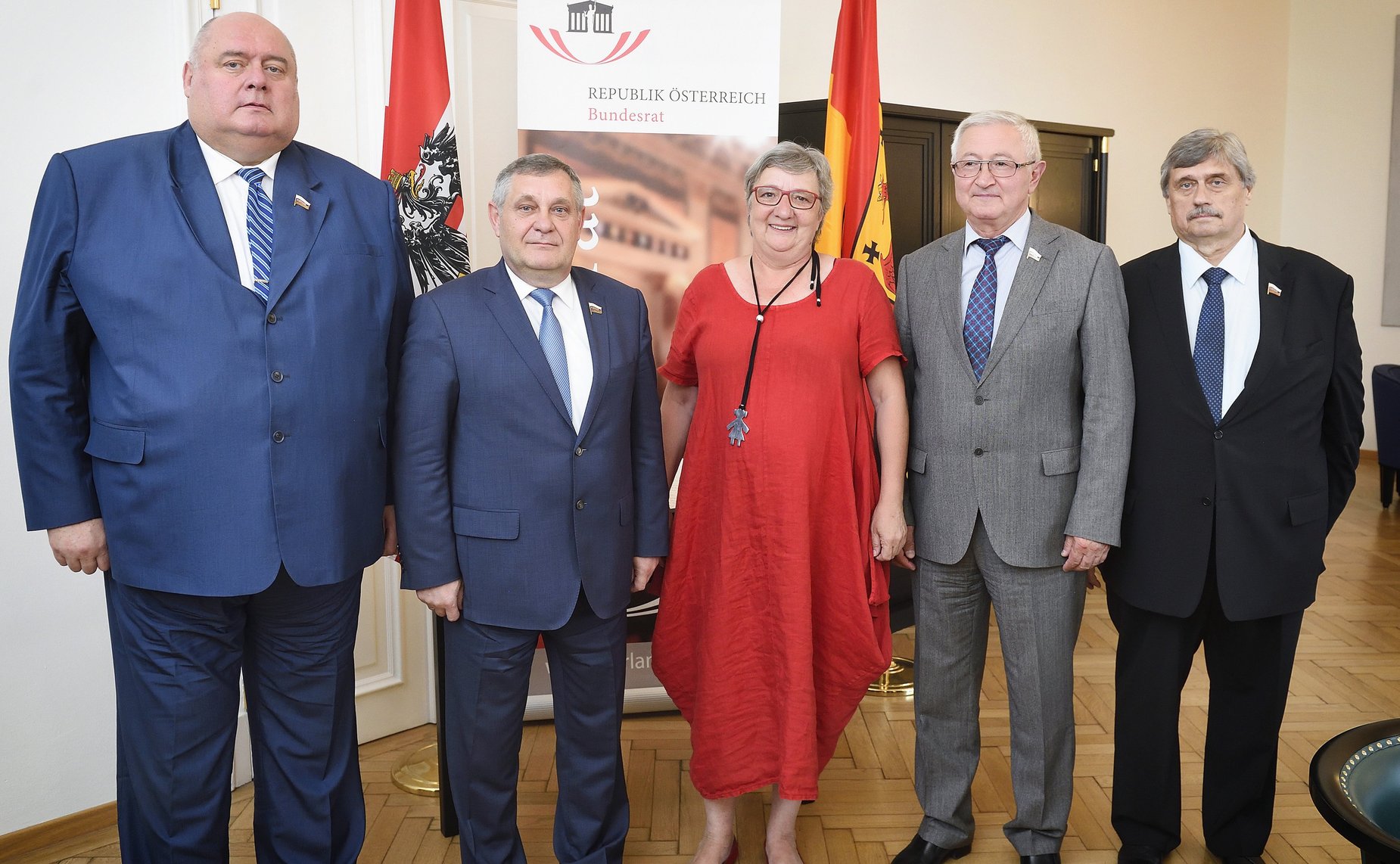 Встреча сенаторов с Президентом Федерального Совета Инге Пош-Груска