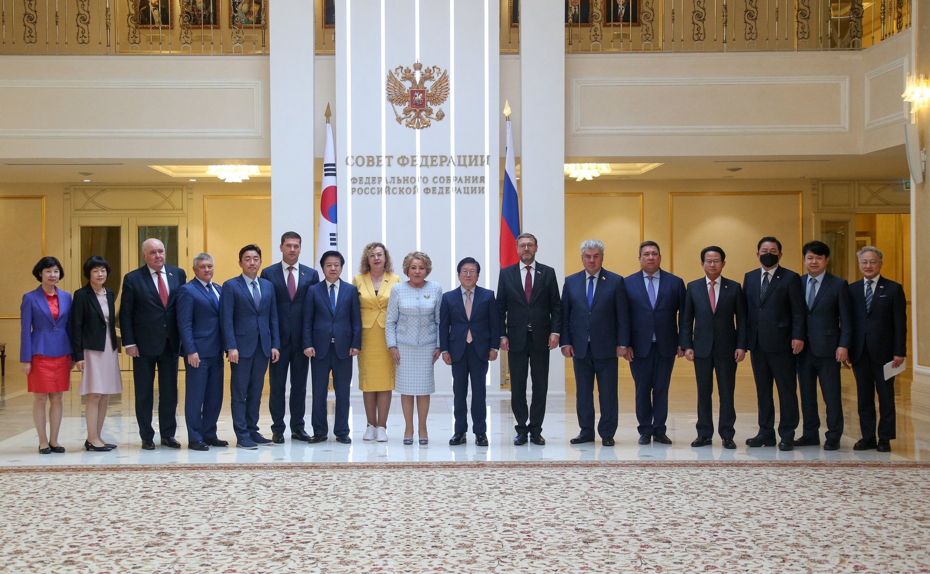 Встреча Валентины Матвиенко с Председателем Национального собрания Республики Корея