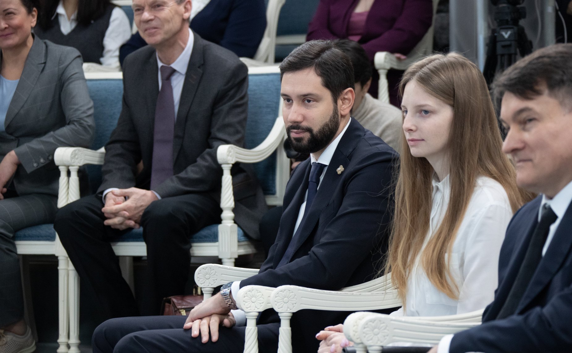 Встреча Л. Гумеровой с участниками и организаторами XVII Всероссийского конкурса молодежных авторских проектов и проектов в сфере образования «Моя страна – моя Россия»