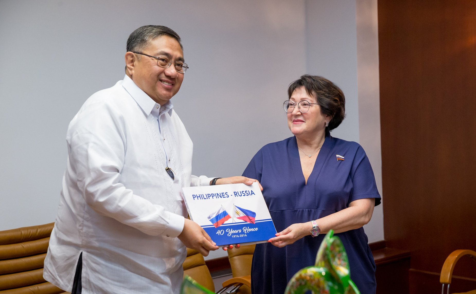Встреча Людмилы Талабаевой с Чрезвычайным и Полномочным Послом Республики Филиппины в РФ Карлосом Д. Сорретой