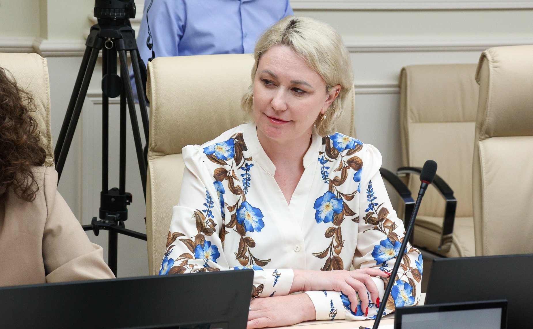 Встреча Андрея Денисова с делегацией молодых общественных и политических деятелей стран Латинской Америки в рамках программы публичной дипломатии Hablemos con Rusia («Поговорим с Россией»)