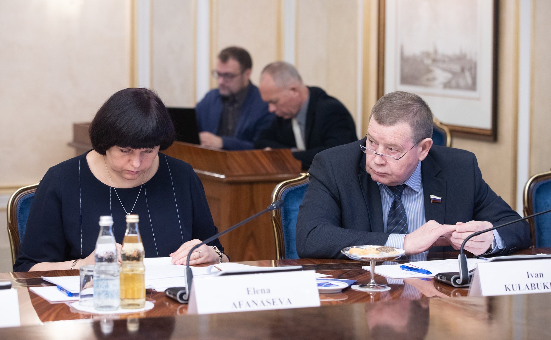 Елена Афанасьева и Иван Кулабухов