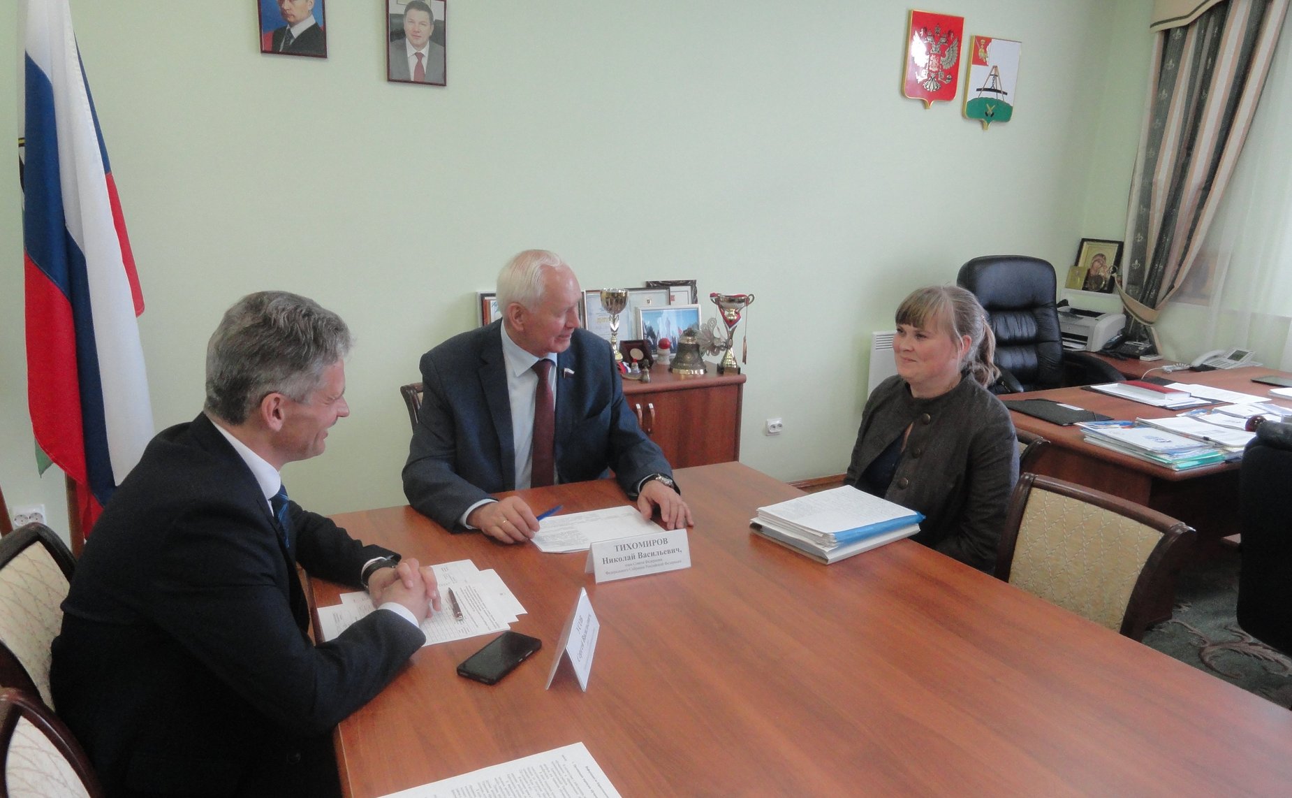 Н. Тихомиров посетил Кирилловский муниципальный район Вологодской области