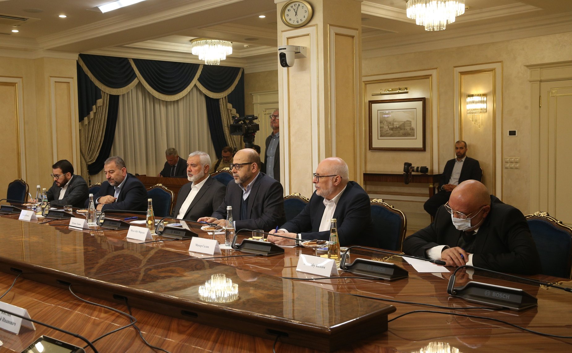 Григорий Карасин принял председателя Политбюро ХАМАС Исмаила Ханию