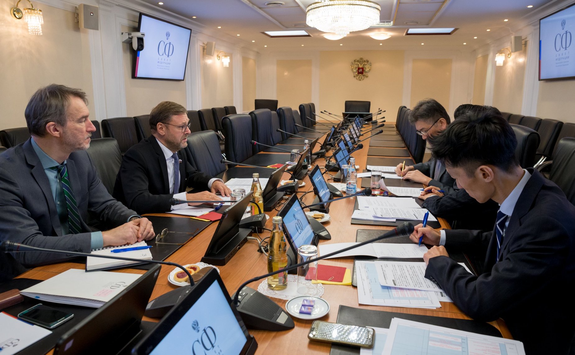 Встреча К. Косачева с Послом Японии в РФ