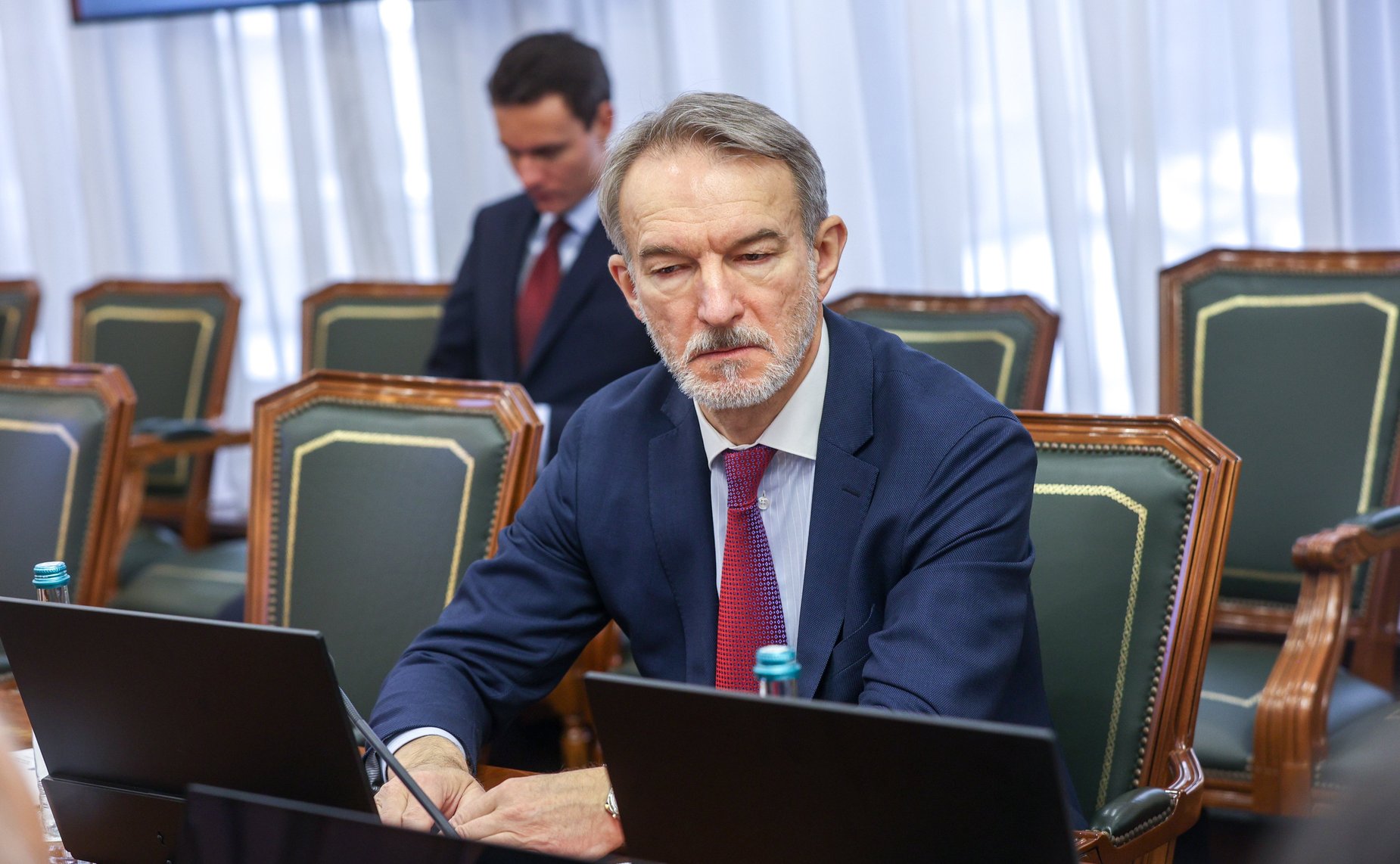 Встреча заместителя Председателя СФ Константина Косачева с депутатом Палаты советников Парламента Японии Мунэо Судзуки