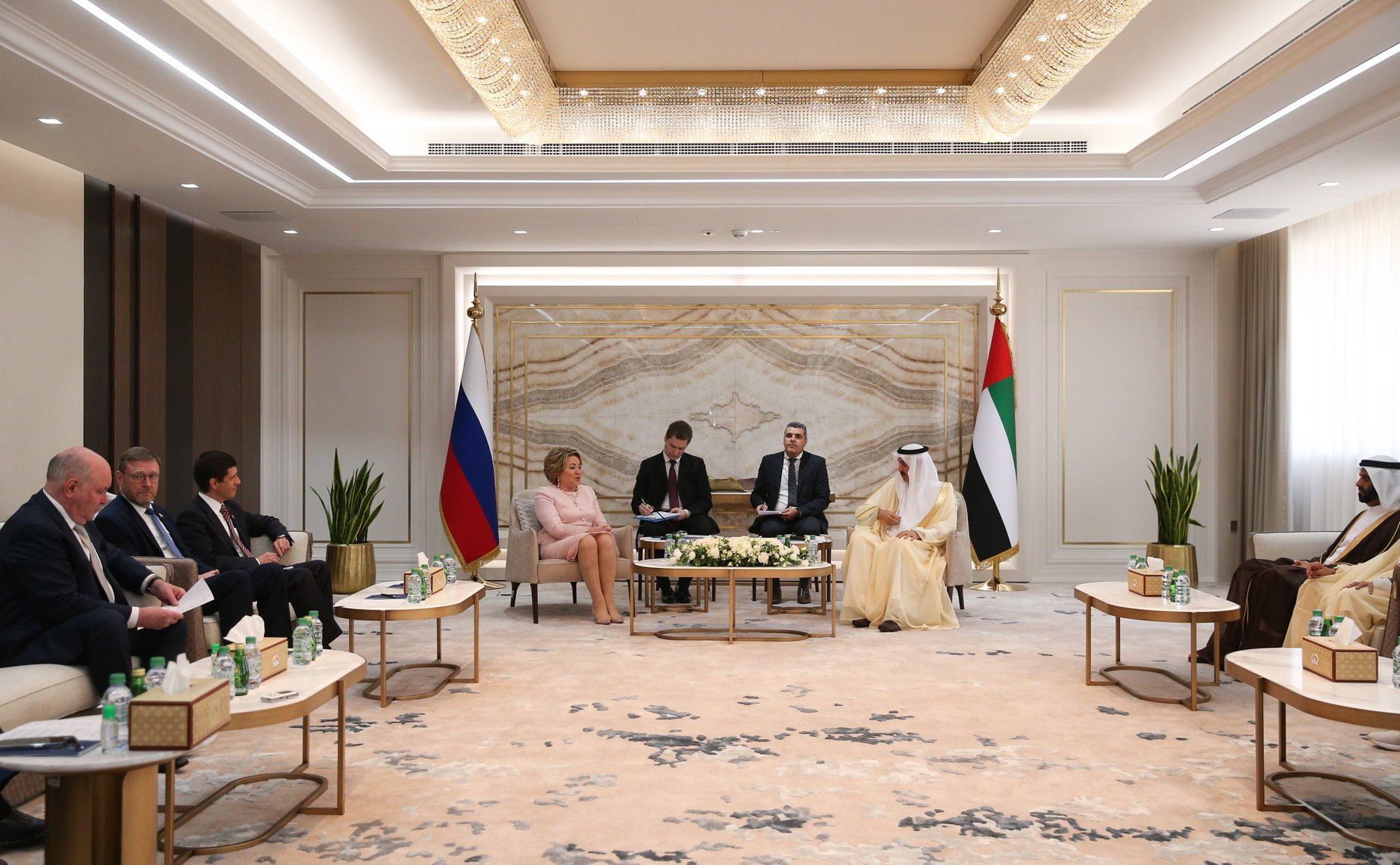Встреча Председателя СФ Валентины Матвиенко с Председателем Федерального национального совета ОАЭ