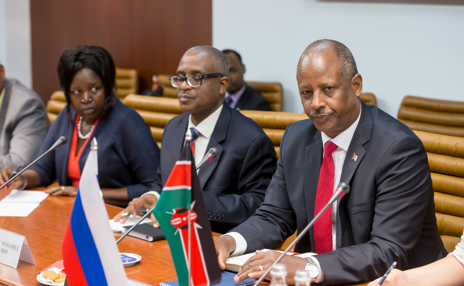 Встреча О. Тимофеевой с членом Комитета Национального собрания Кении по обороне и международным делам Дидо Али Рассо