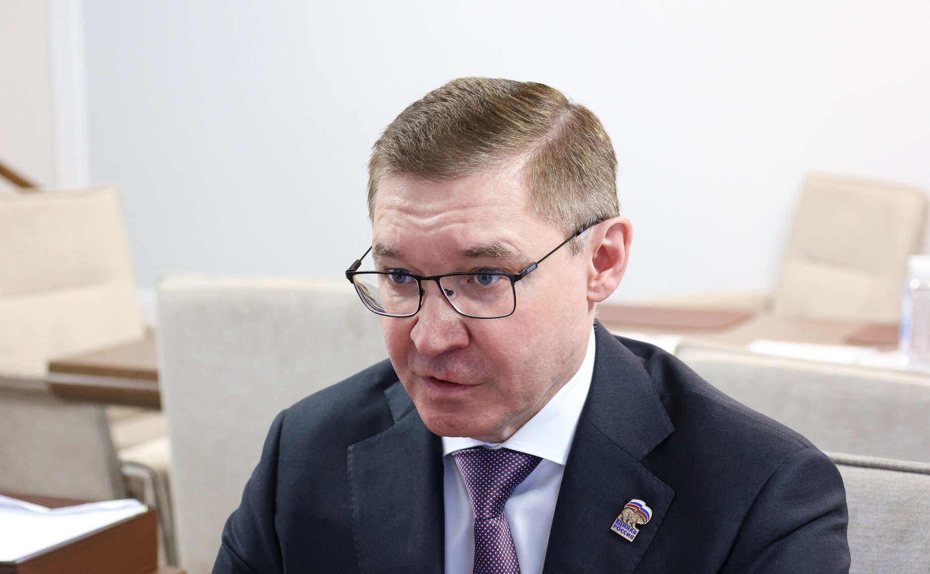 Встреча первого заместителя Председателя Совета Федерации Владимира Якушева с губернатором Еврейской автономной области Марией Костюк