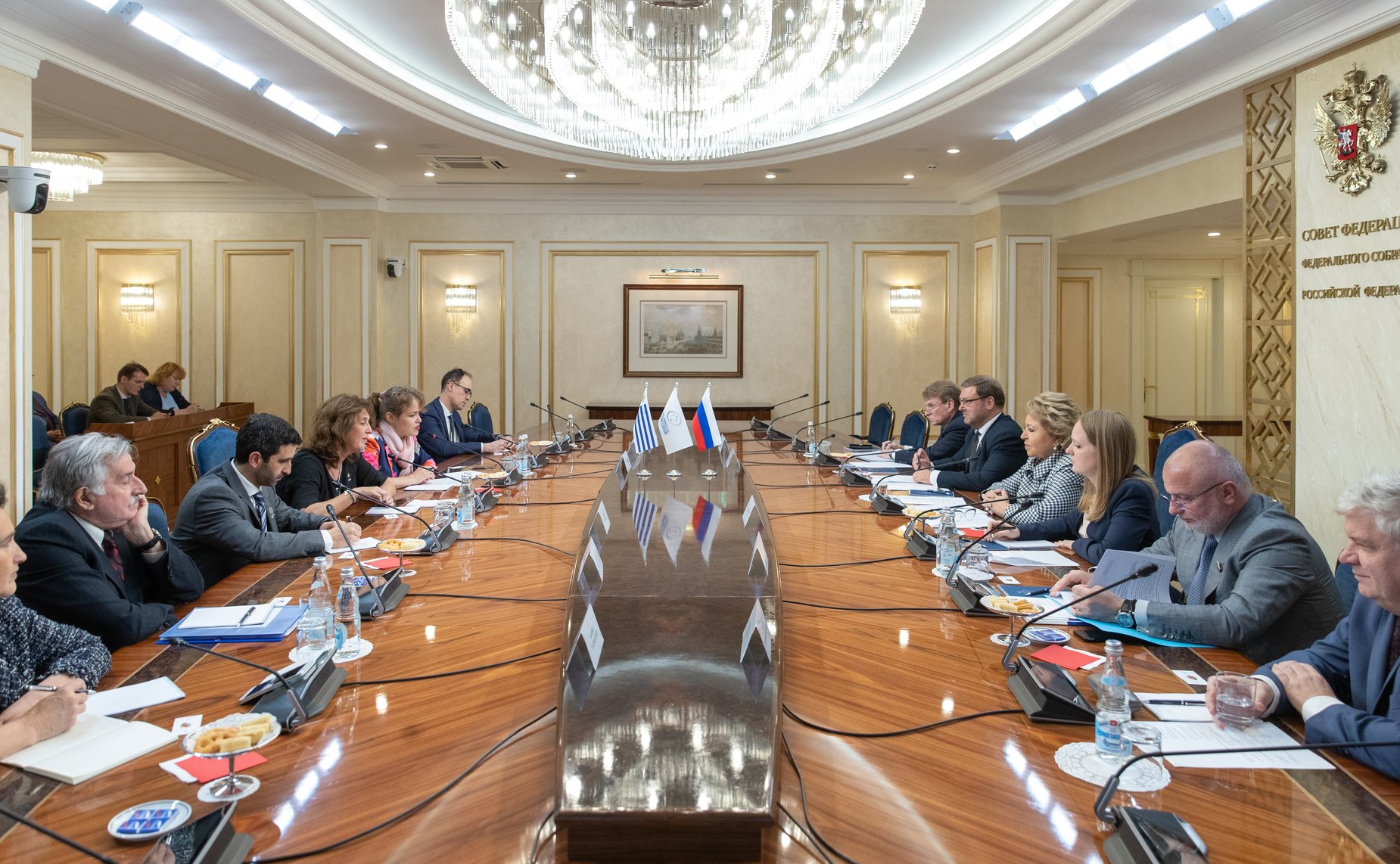 Встреча с Председателем Палаты Представителей Генеральной Ассамблеи Восточной Республики Уругвай Сесилией Боттино и Председателем Парламента Южноамериканского общего рынка (ПАРЛАСУР) Даниэлем Каджиани