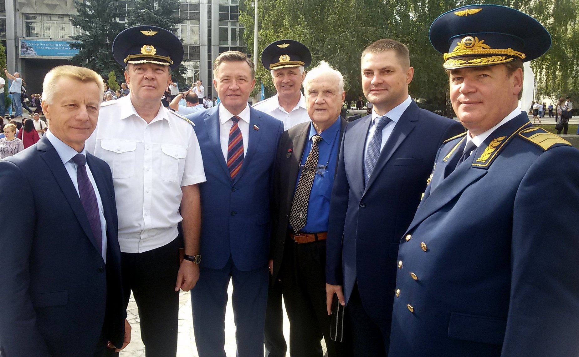 Сергей Рябухин принял участие в торжественном мероприятии, посвященному Дню знаний, в Ульяновском институте гражданской авиации им. Главного маршала авиации Б.П. Бугаева