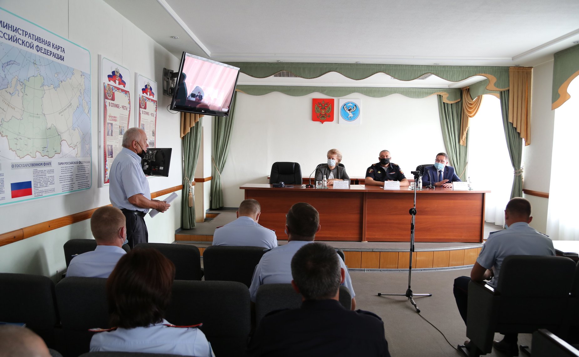 Татьяна Гигель в рамках работы в регионе встретилась с личным составом министерства внутренних дел по Республике Алтай