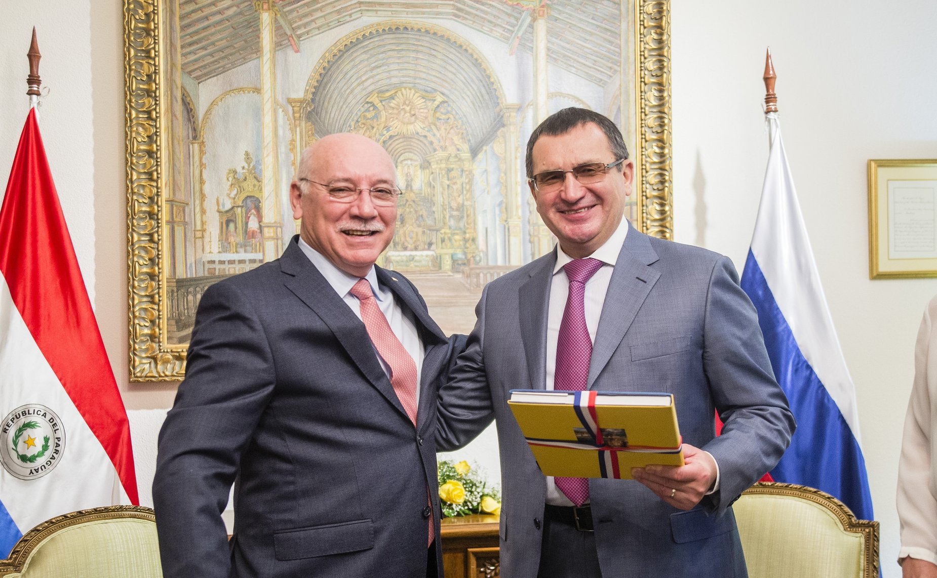 Встреча делегации СФ с министром иностранных дел Республики Парагвай Эладио Лоисагой