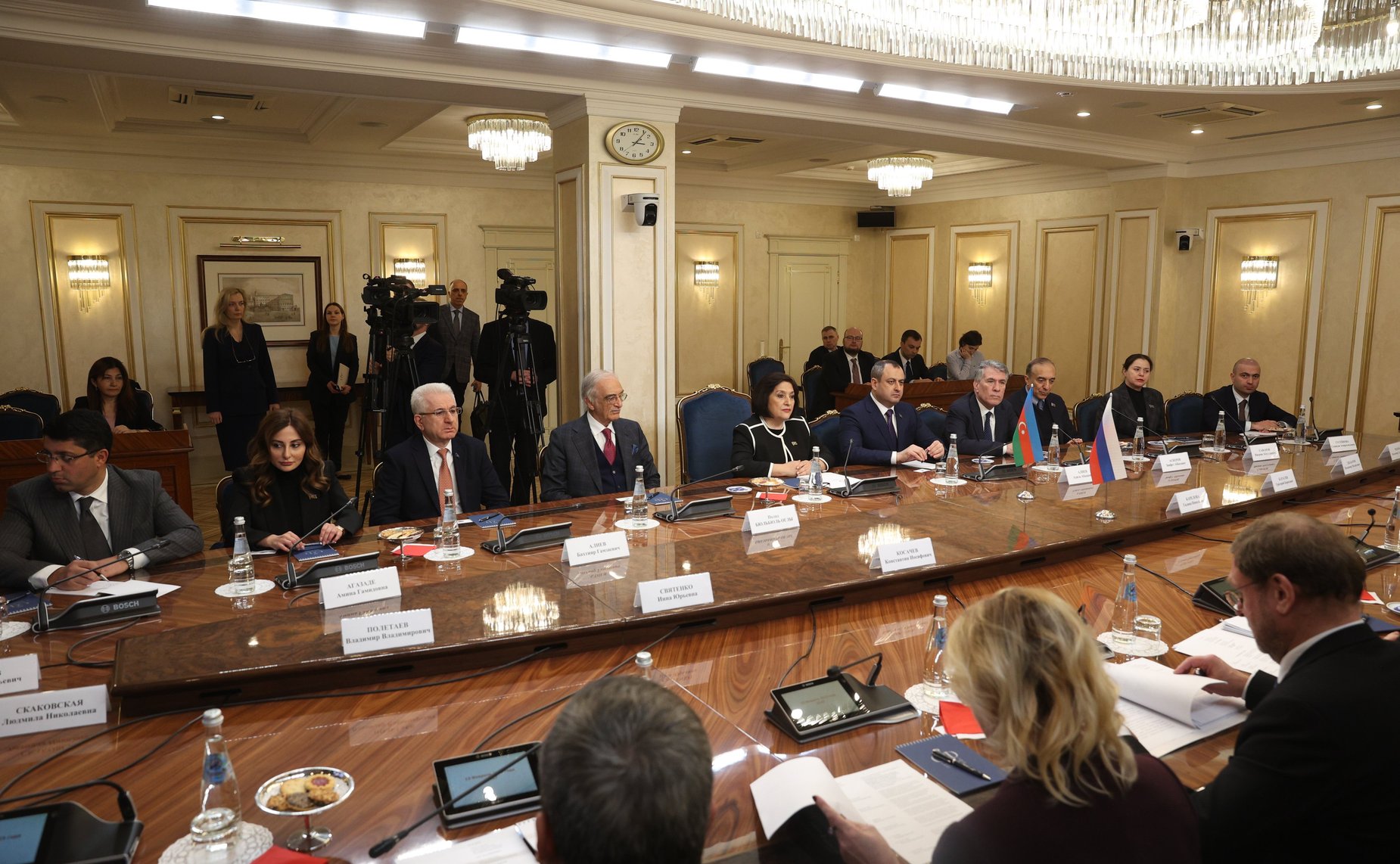 Встреча Председателя СФ Валентины Матвиенко с Председателем Милли Меджлиса Азербайджанской Республики