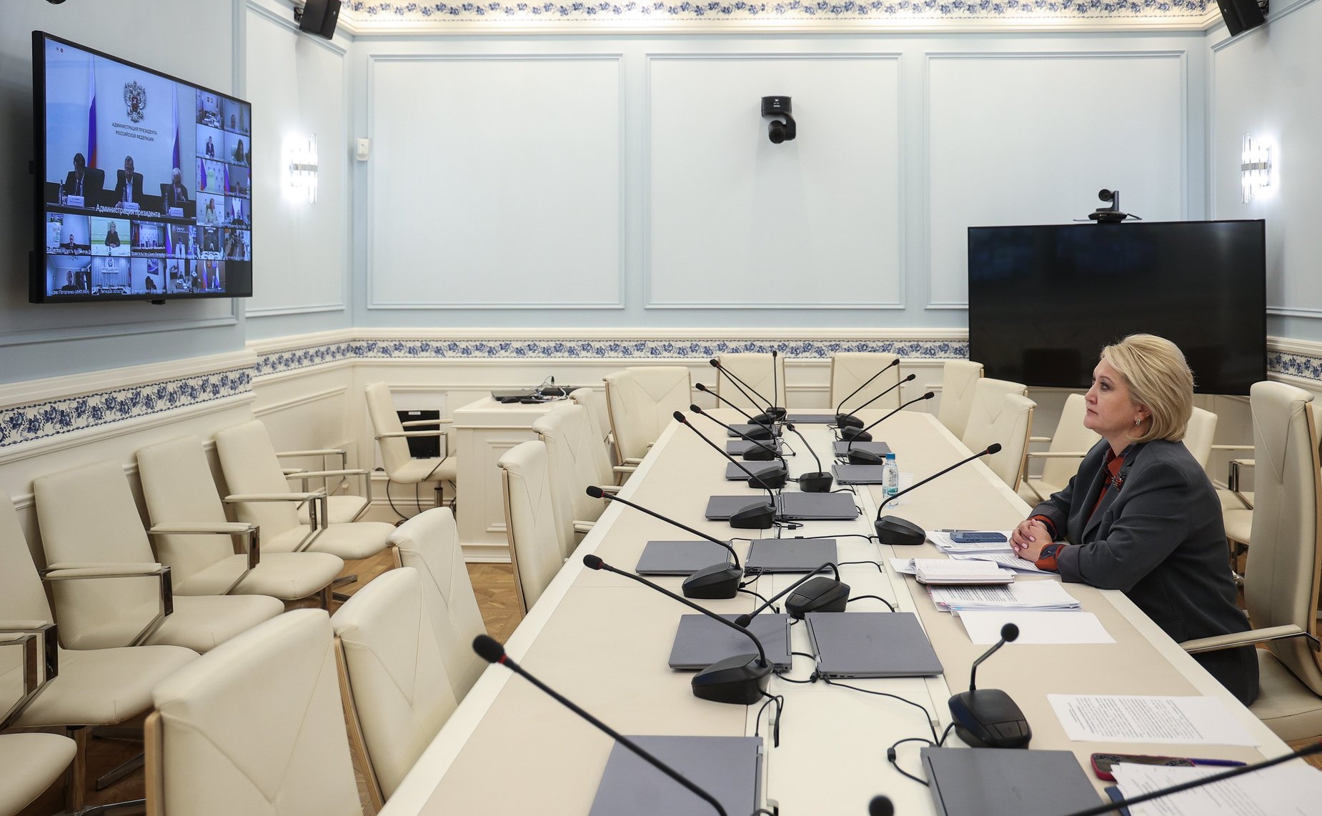 Лилия Гумерова в режиме видеоконференцсвязи приняла участие в заседании рабочей группы по подготовке заседания Государственного Совета РФ по вопросу «О подготовке кадров для экономики РФ»