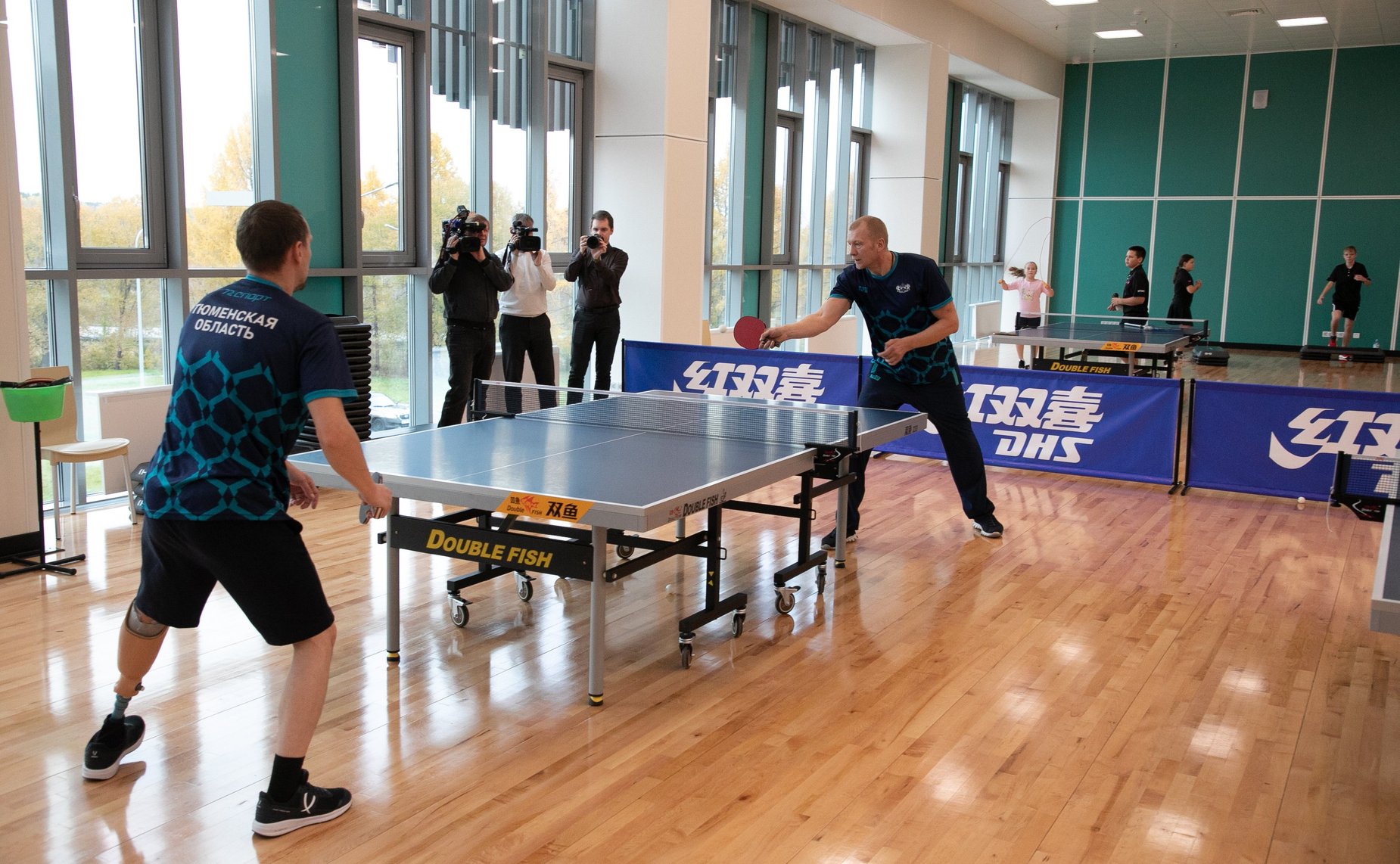 Сенаторы посетили Центр физкультурной и спортивной работы «Олимпия» Тюменского муниципального района