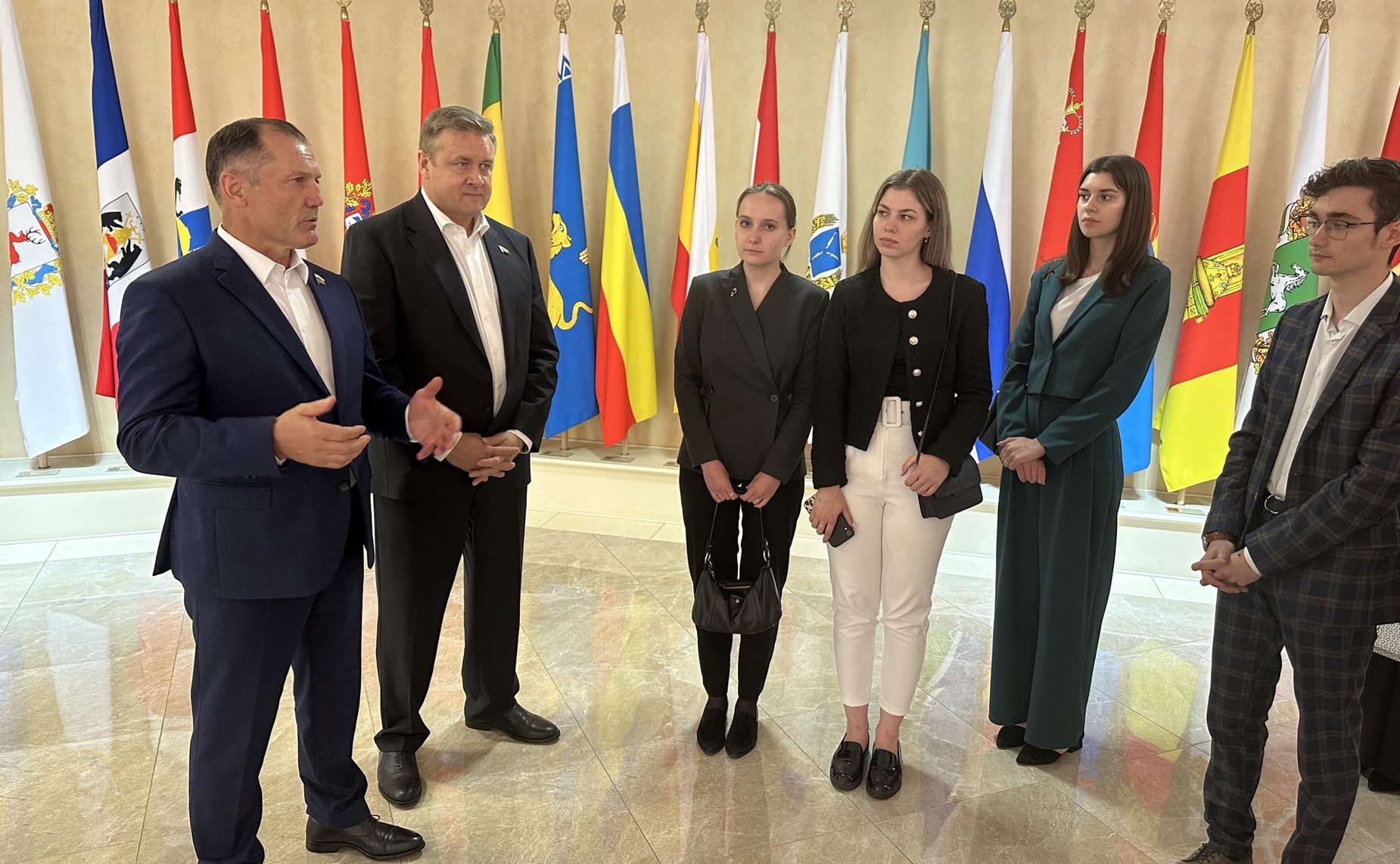 Игорь Мурог организовал экскурсию в Совете Федерации для лучших студентов Рязанского госуниверситета имени С.А. Есенина