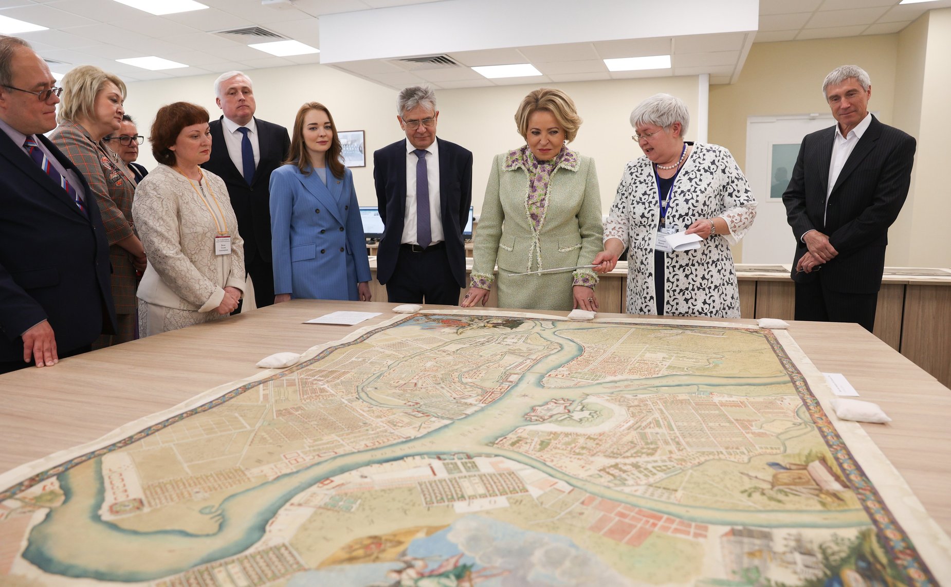 Валентина Матвиенко приняла участие в торжественном открытии нового здания Санкт-Петербургского филиала Архива Российской академии наук