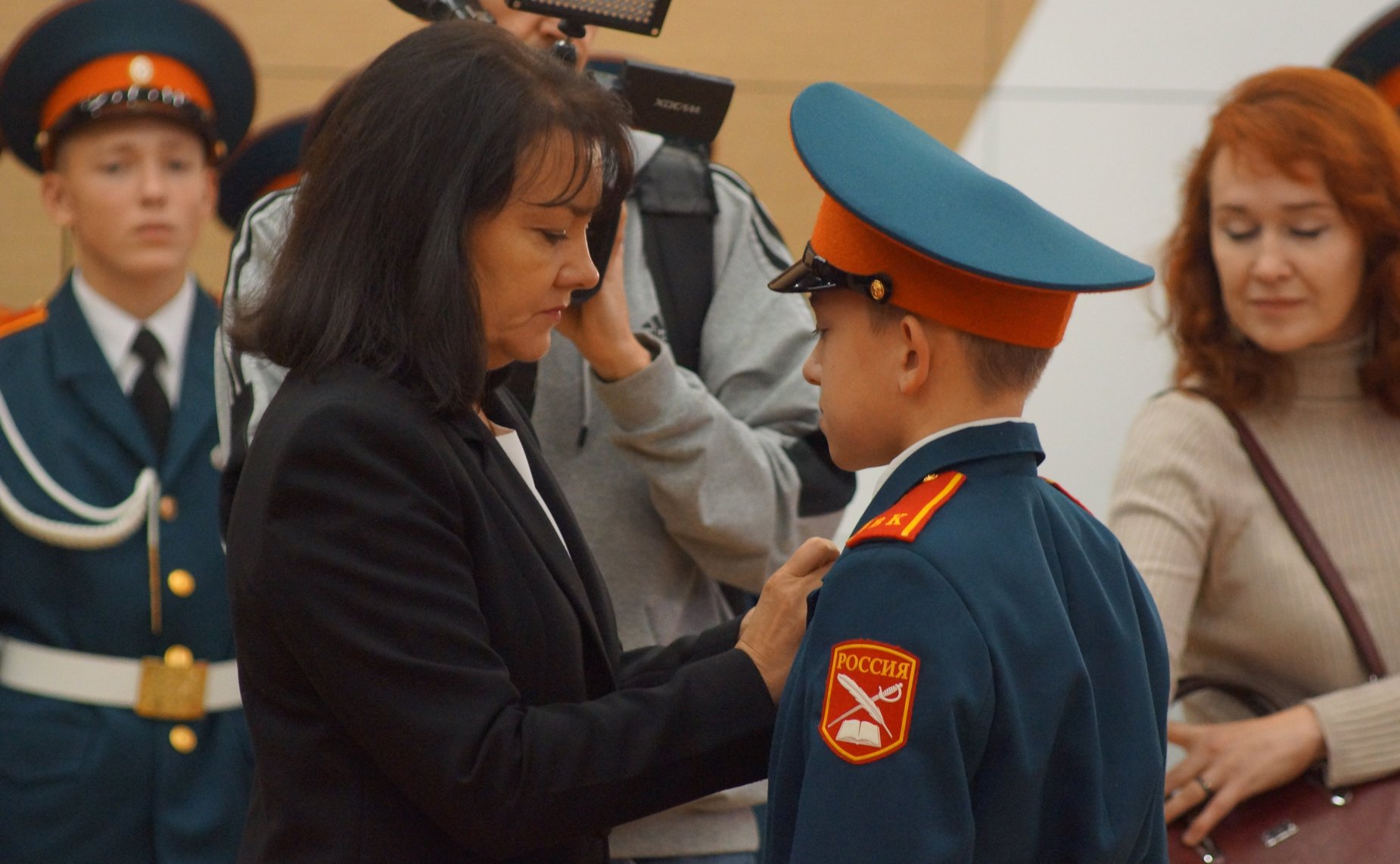 Церемония посвящения в кадеты прошла в образовательном центре — кадетской школе «Корабелы Прионежья»