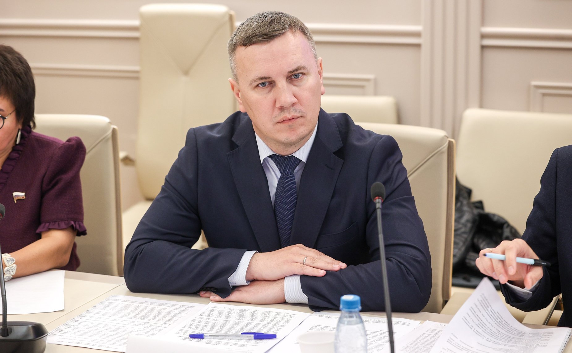 Встреча председателя Комитета СФ по аграрно-продовольственной политике и природопользованию Александра Двойных с Губернатором Чукотского автономного округа Владиславом Кузнецовым